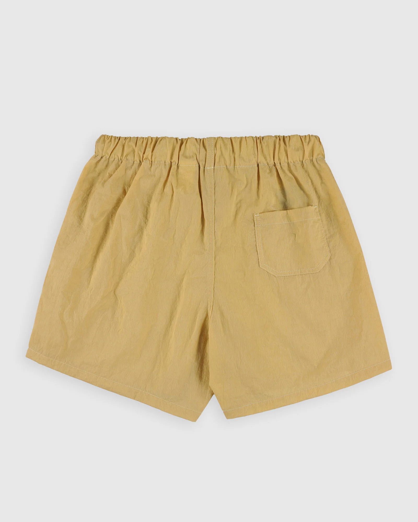 Doppler Effect Shorts - Grungy Japanese Nylon Twill - Yellow - Image 7