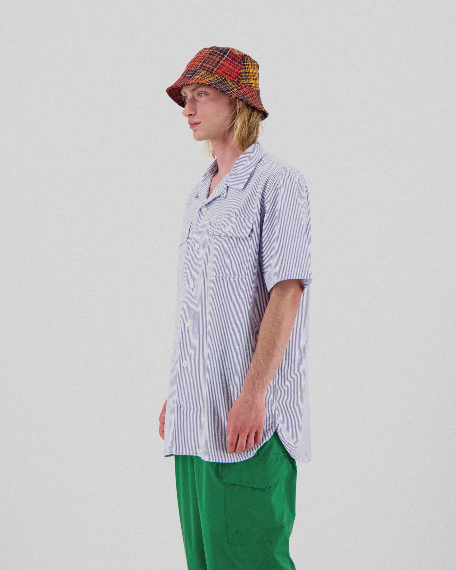 Dream On Dreamer Hat - Japanese Twill Check - Spaced Up - Image 2