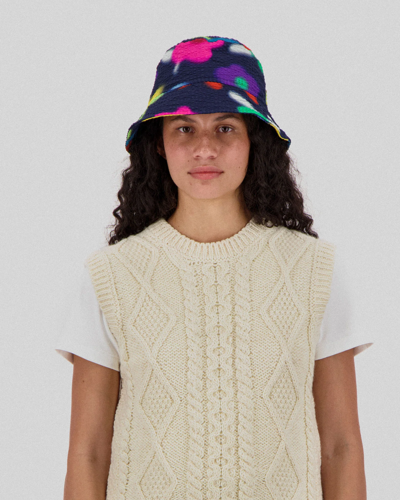Dream On Dreamer Hat - Trippy Flowers - Space - Image 5