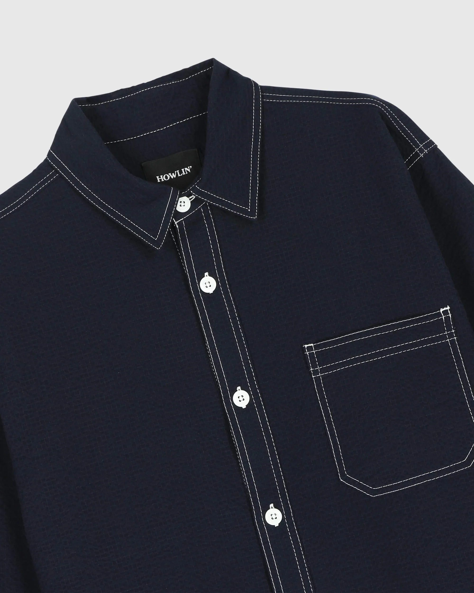 Everyday Shirt - Navy Seersucker - Image 5