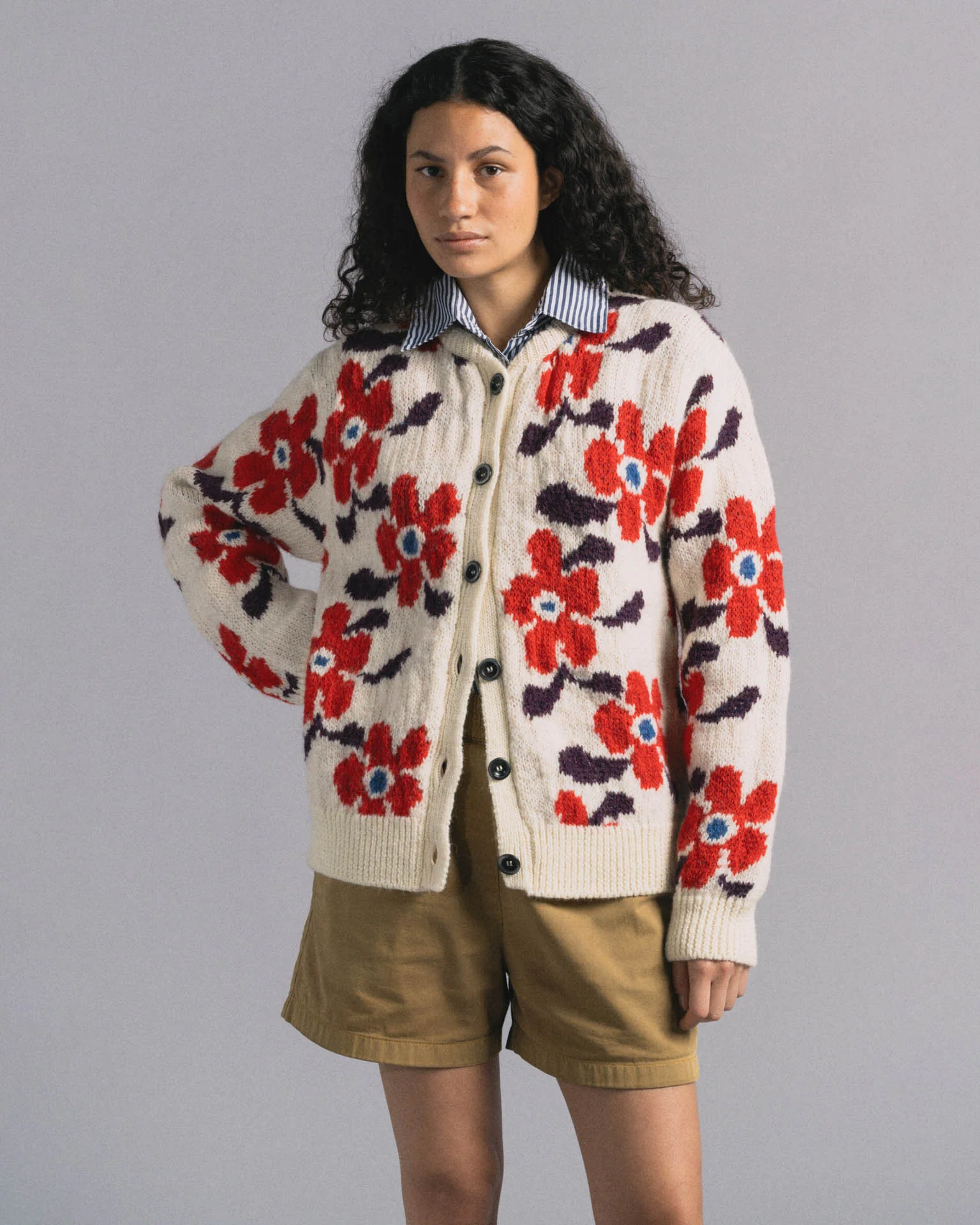 Flowers In Space - Cherry (Women) - Image 2