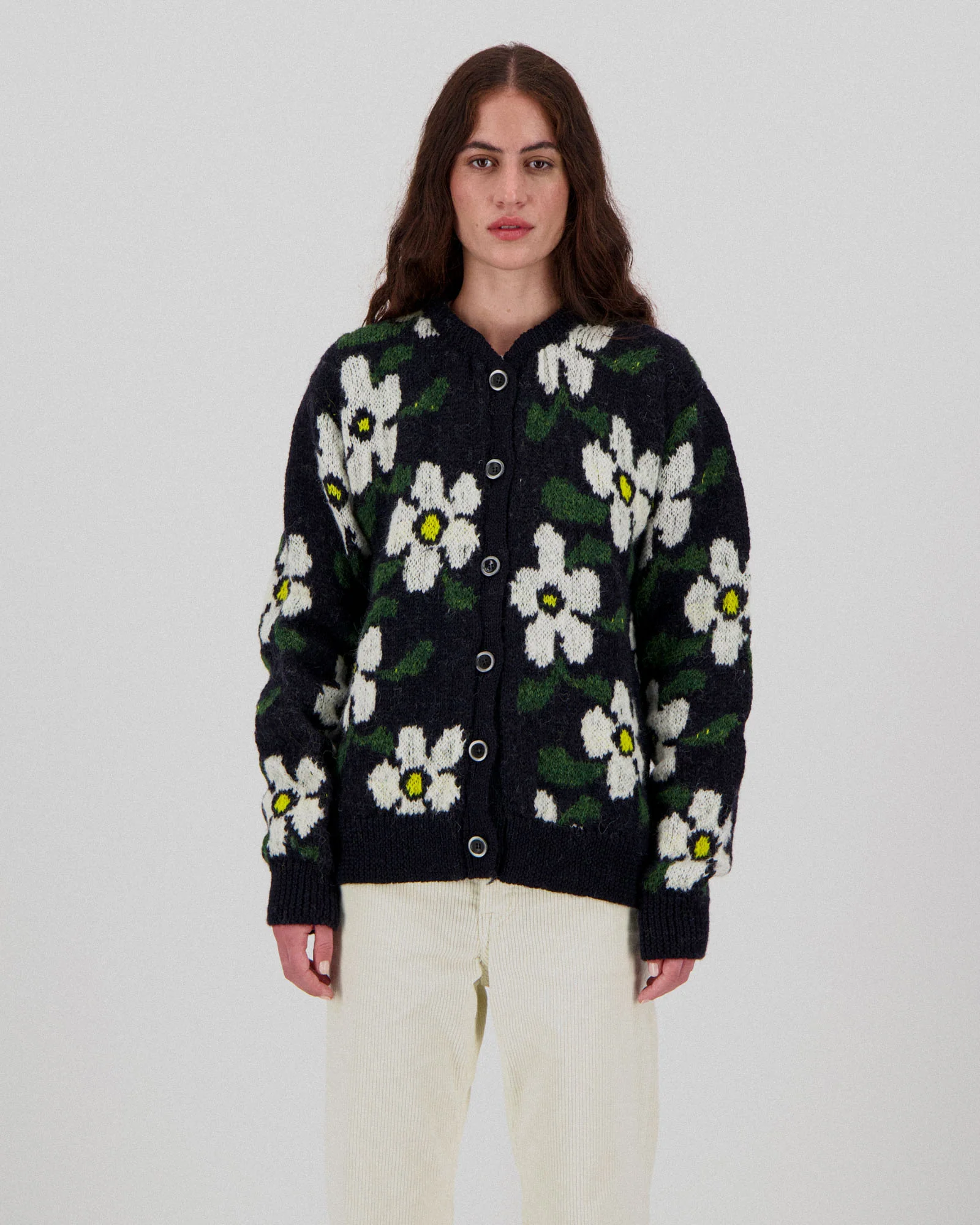 Flowers In Space - Navy (Women) - Image 4