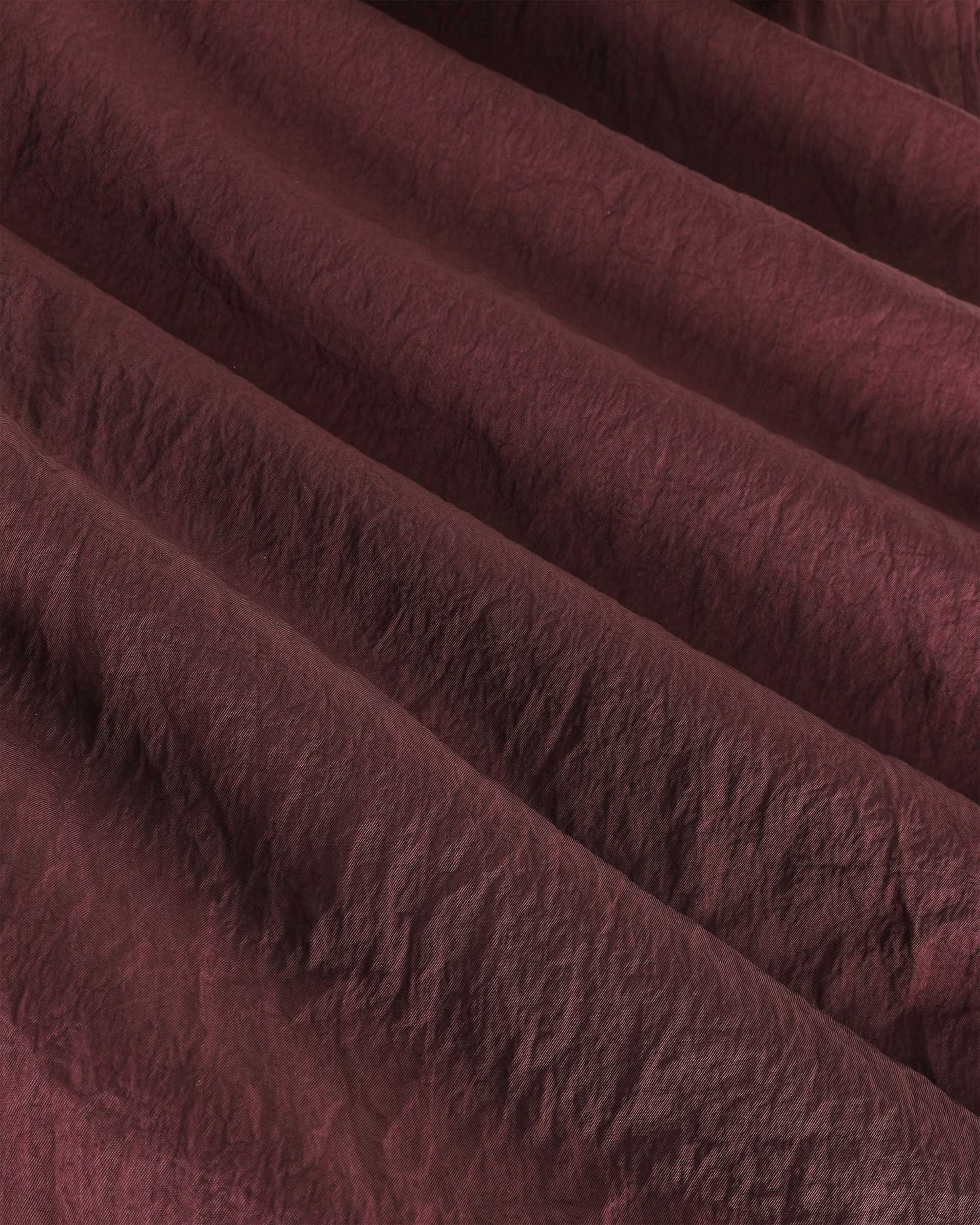 Hidden Shirt - Grungy Japanese Nylon Twill - Burgundy - Image 4