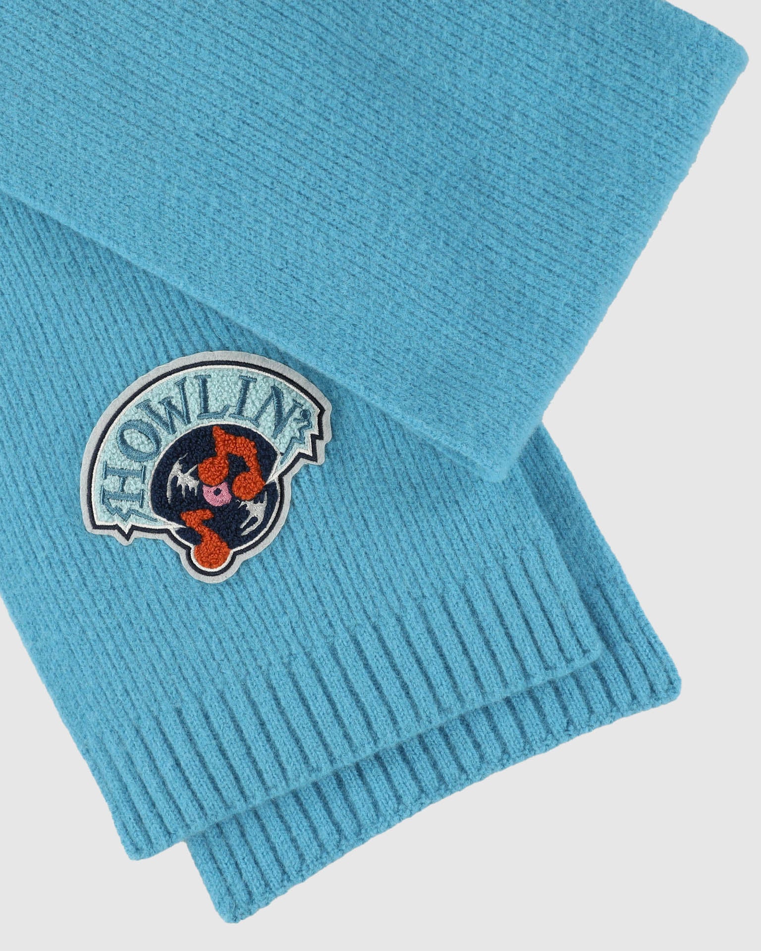 Howlin’ Music Badge Scarf - Aquamarine - Image 4