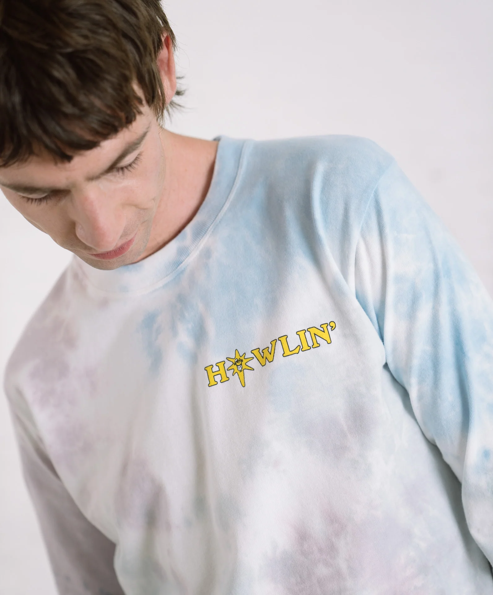 Howlin' Tie Dye T-shirt - Long Sleeve - Summer Mix - Image 3
