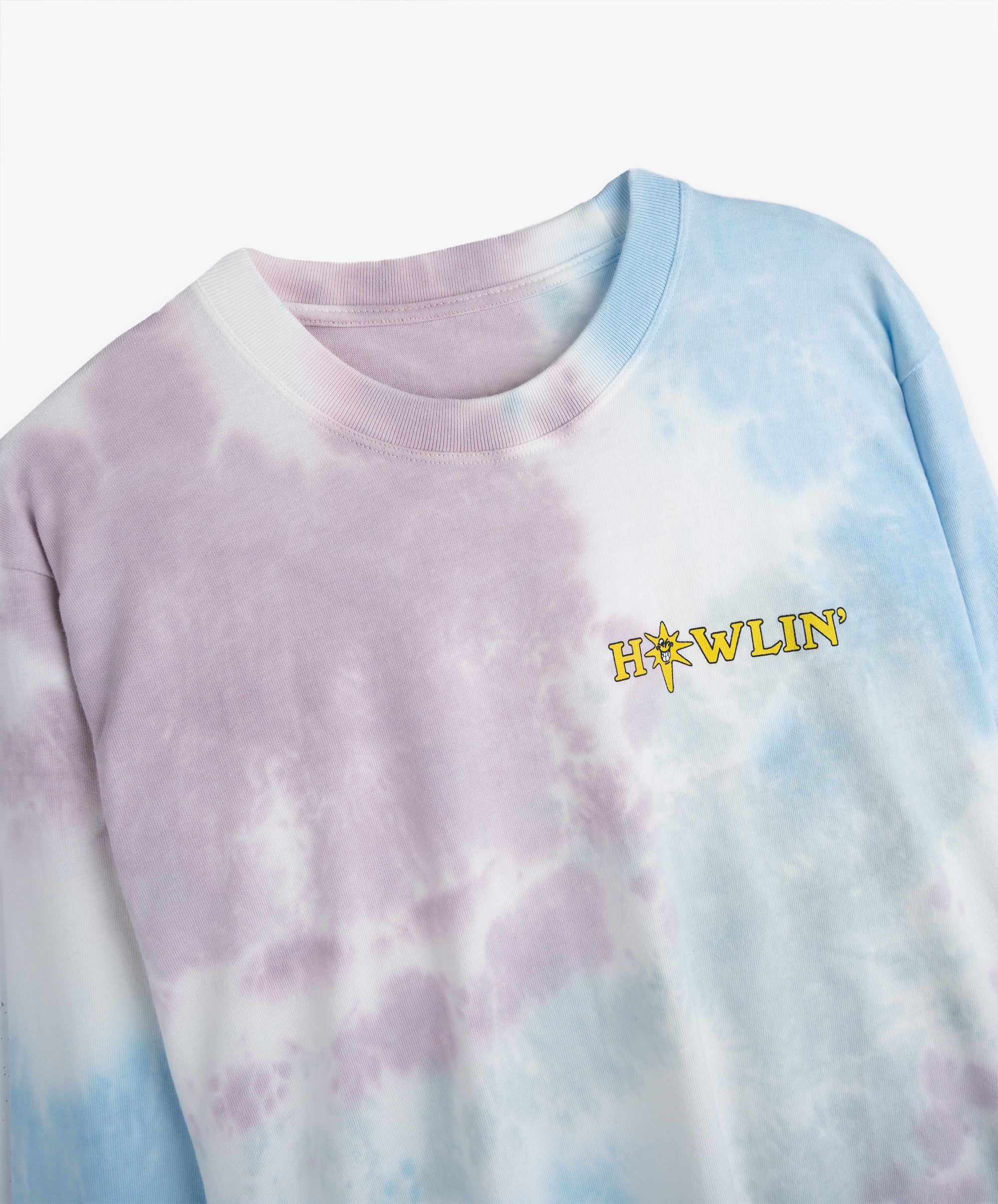 Howlin' Tie Dye T-shirt - Long Sleeve - Summer Mix - Image 4