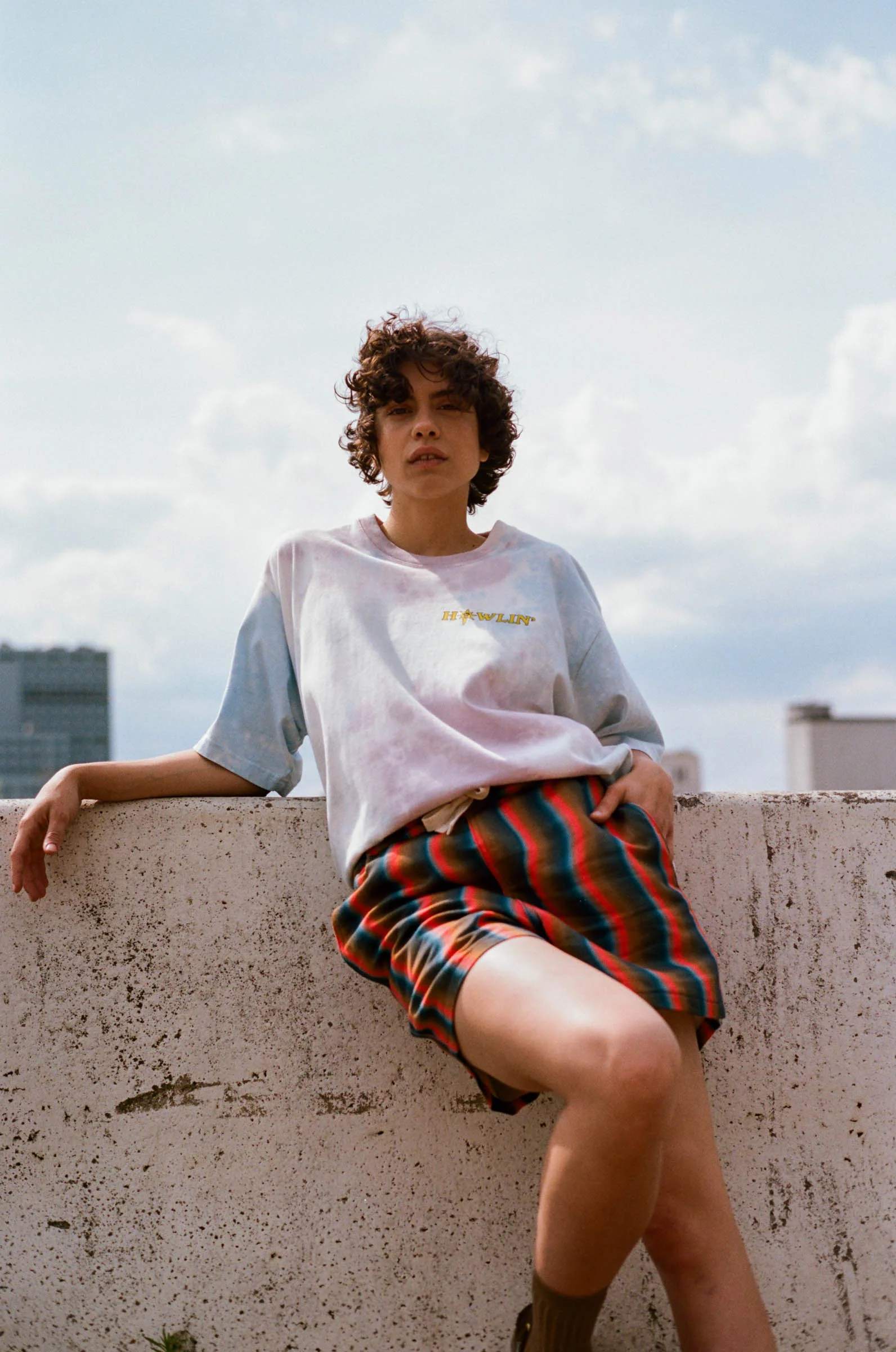 Howlin' Tie Dye T-shirt - Short Sleeve - Summer Mix (Women) - Image 2