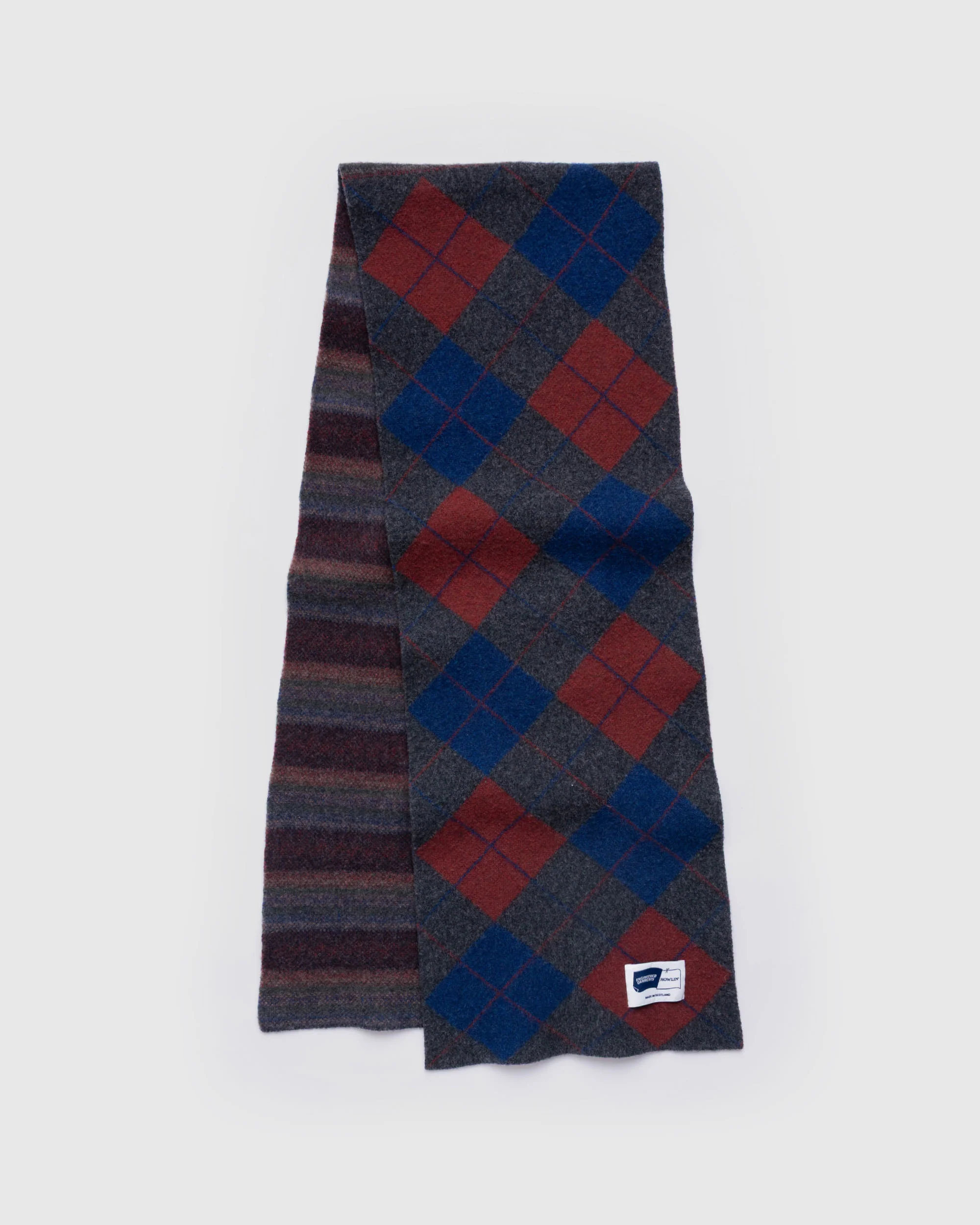 Howlin' x Engineered Garments - Argyle Mixed Scarf - Image 3