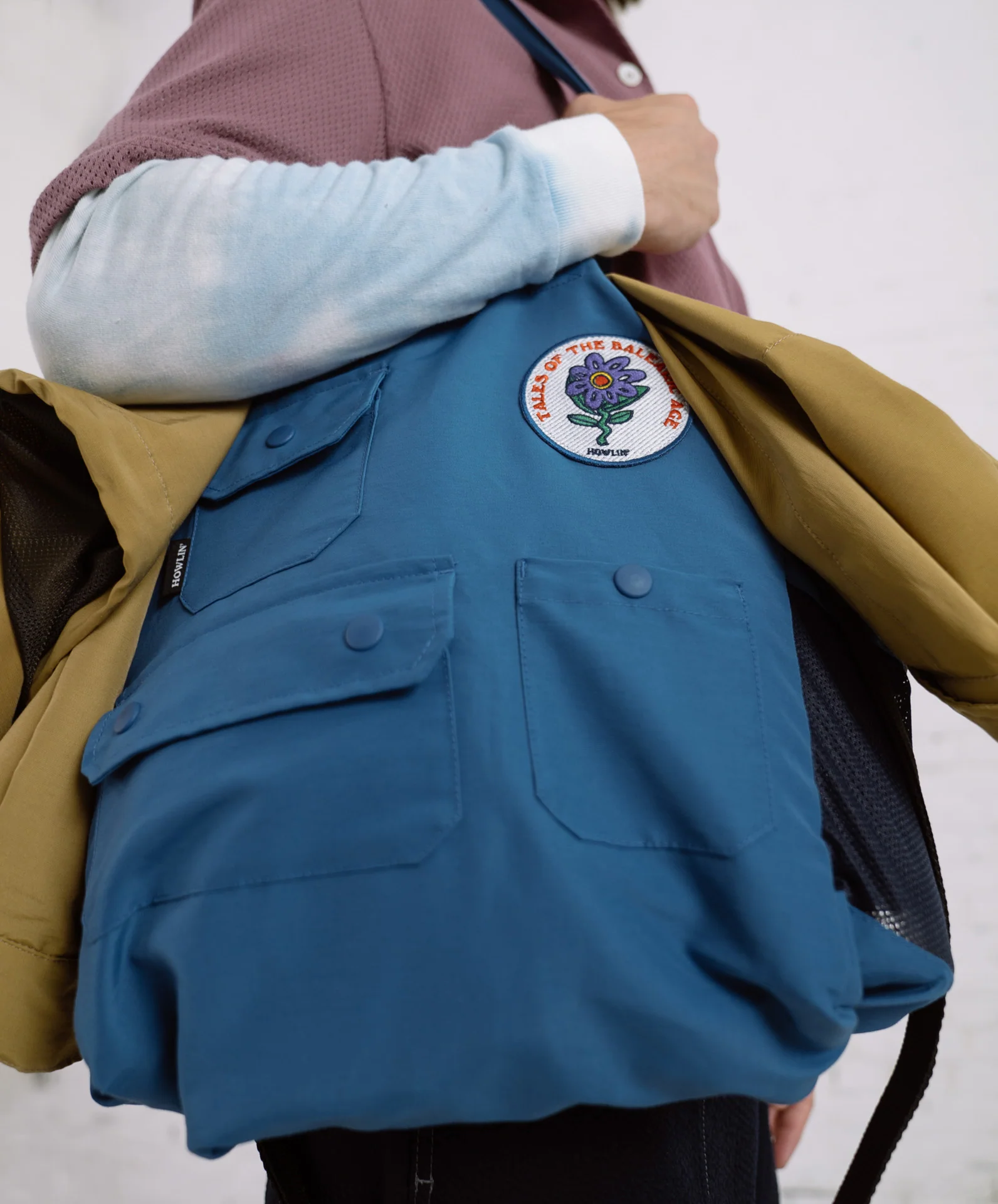 Lonely Ranger Bag - Blue Water Repellent Nylon - Image 4