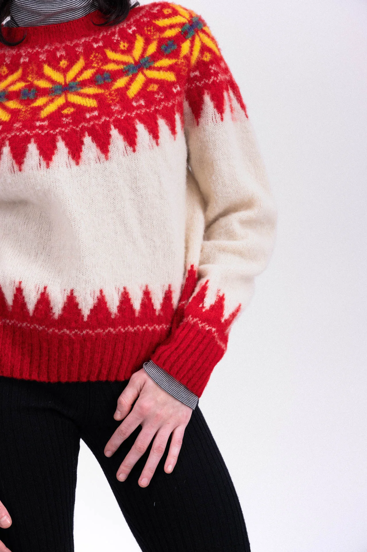Love On A Knitted Train - Flaming Red (Women) - Image 4