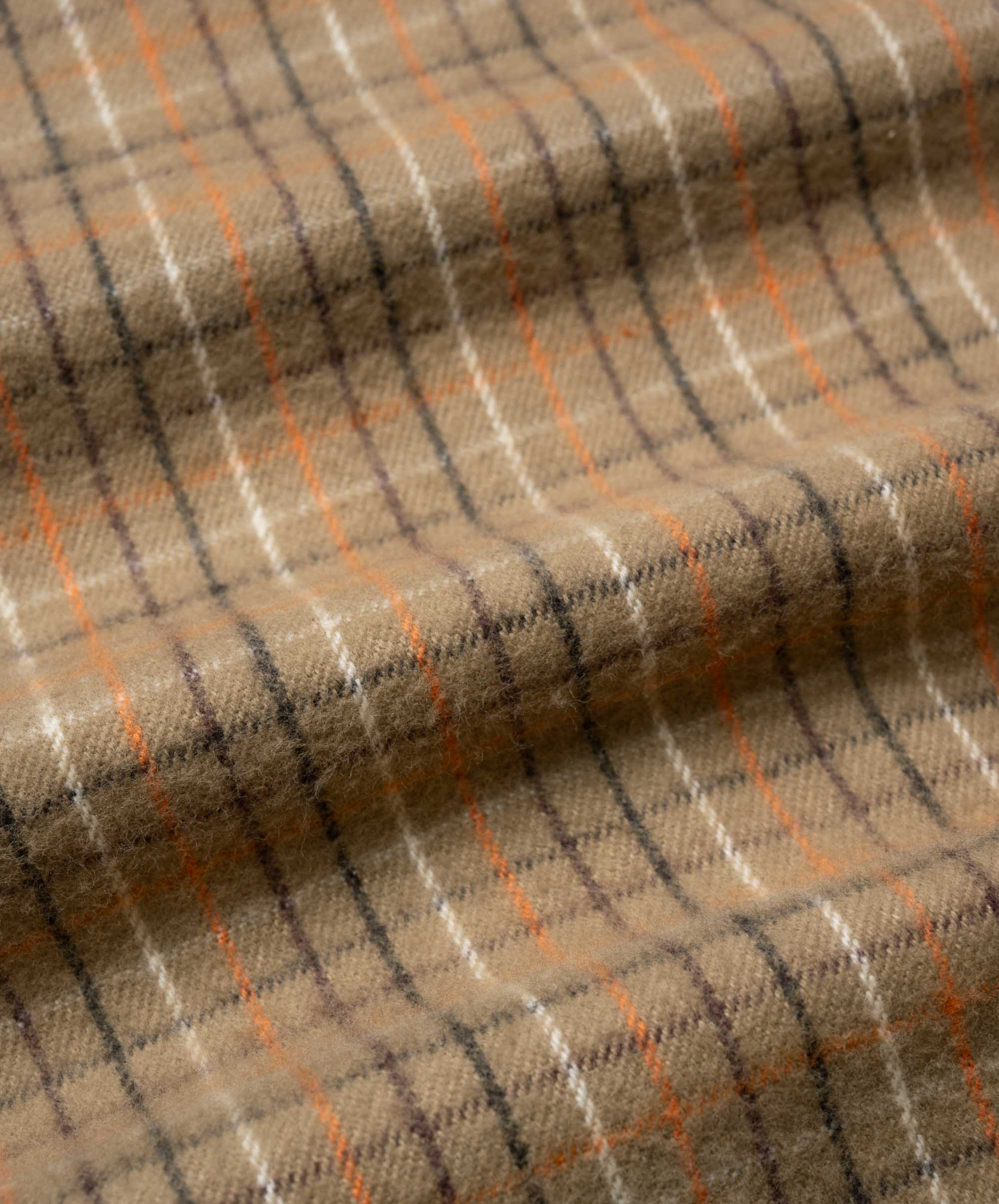 Love Pants - Brushed Japanese Cotton Check Camel (Women) - Image 4