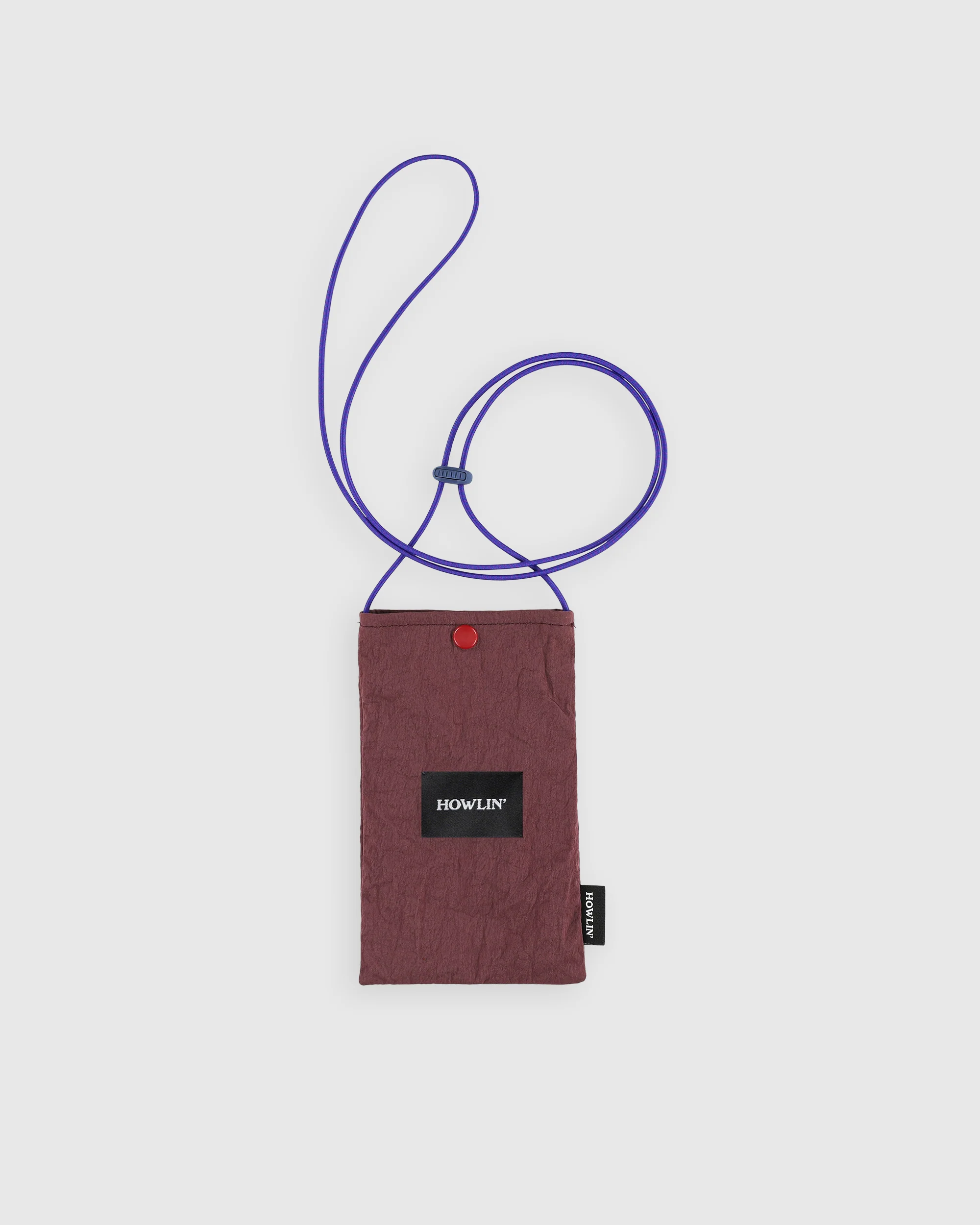 Magic Pouch Bag - Grungy Japanese Nylon Twill - Burgundy