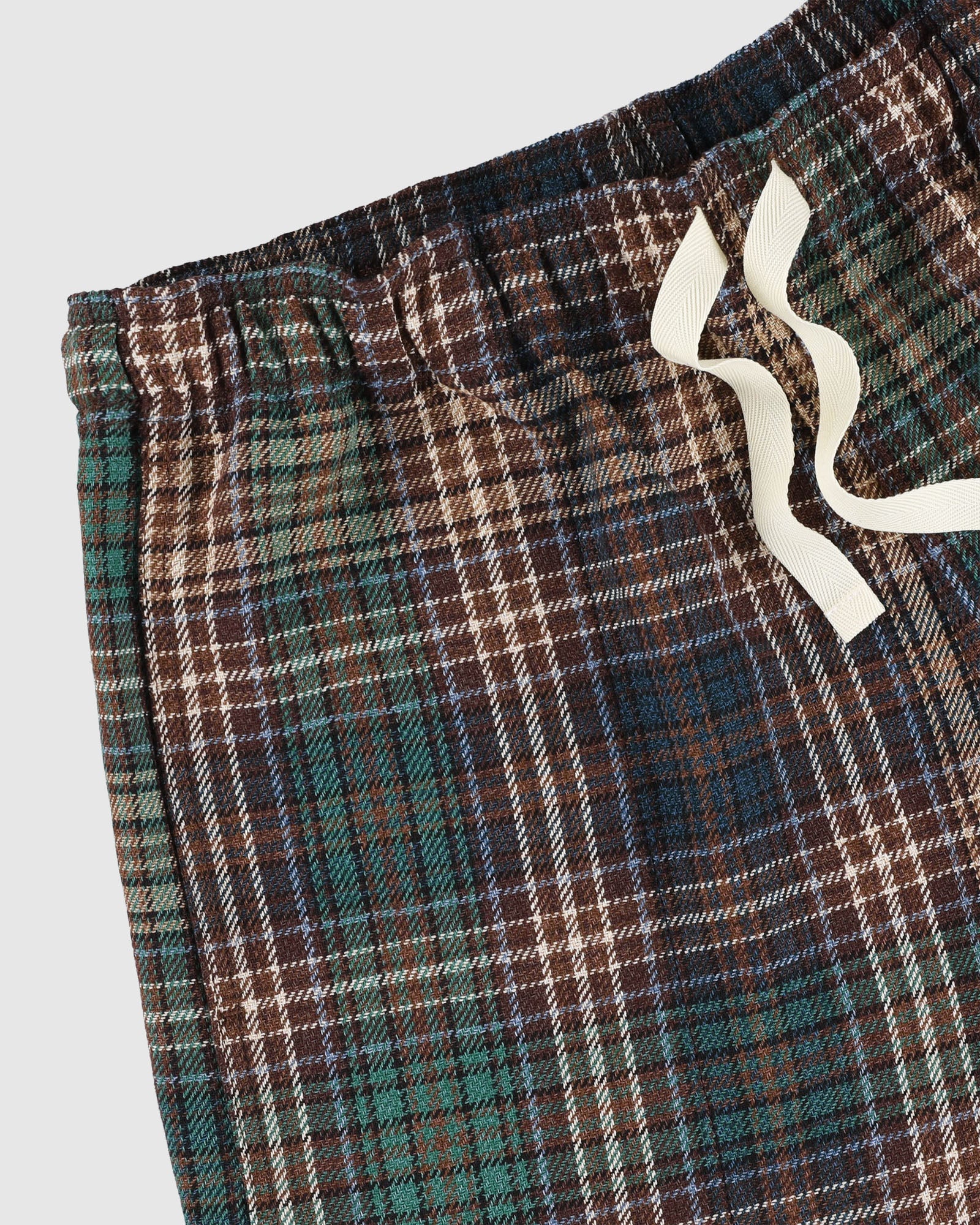 Magic Shorts - Japanese Twill Check - Brown - Image 4