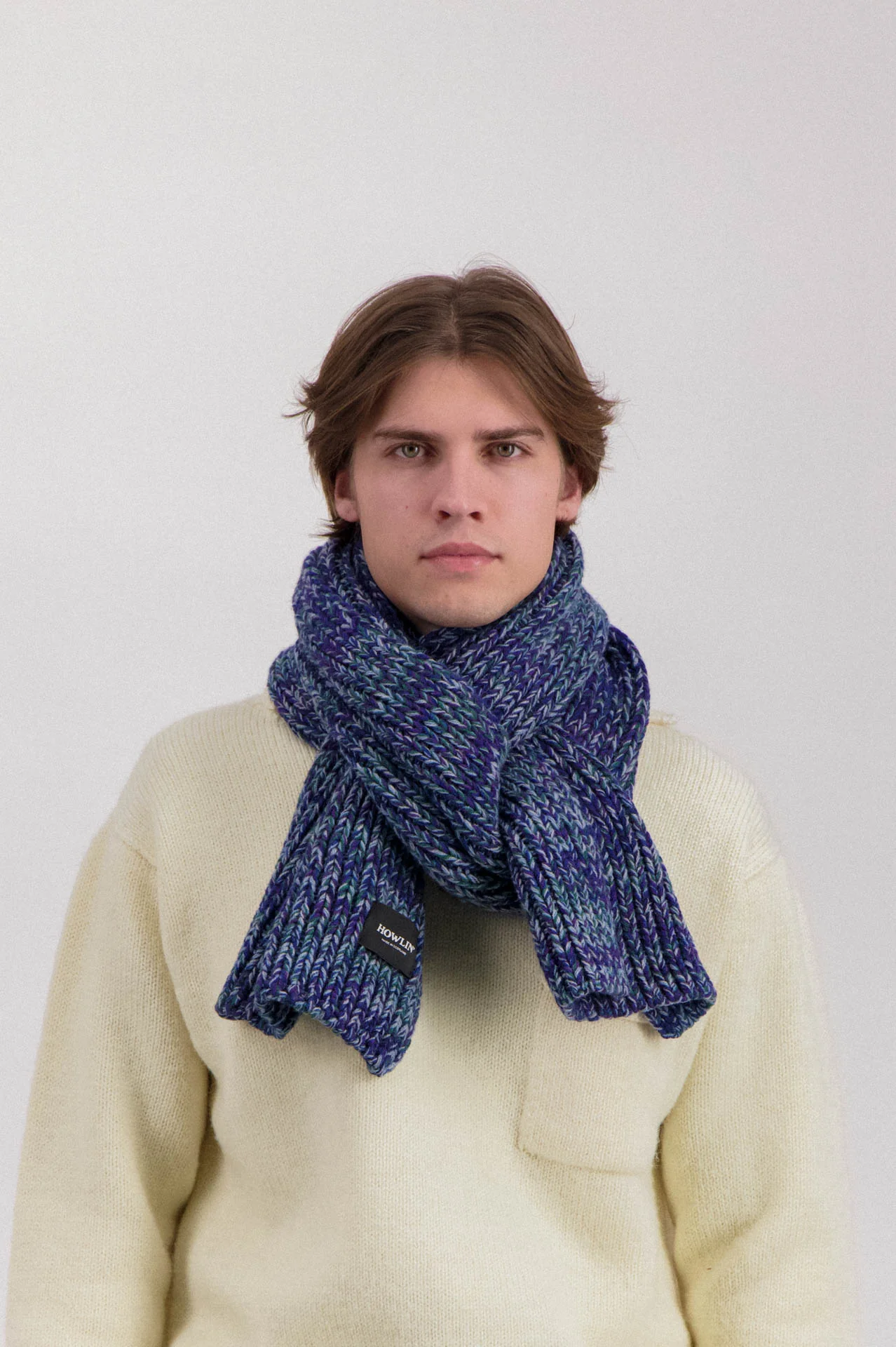 Marled Fantasies Scarf - Diesel Mix - Image 2