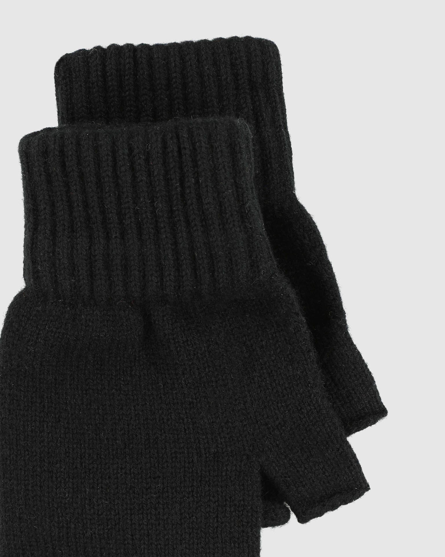 Mittens No Fingers - Black - Image 2