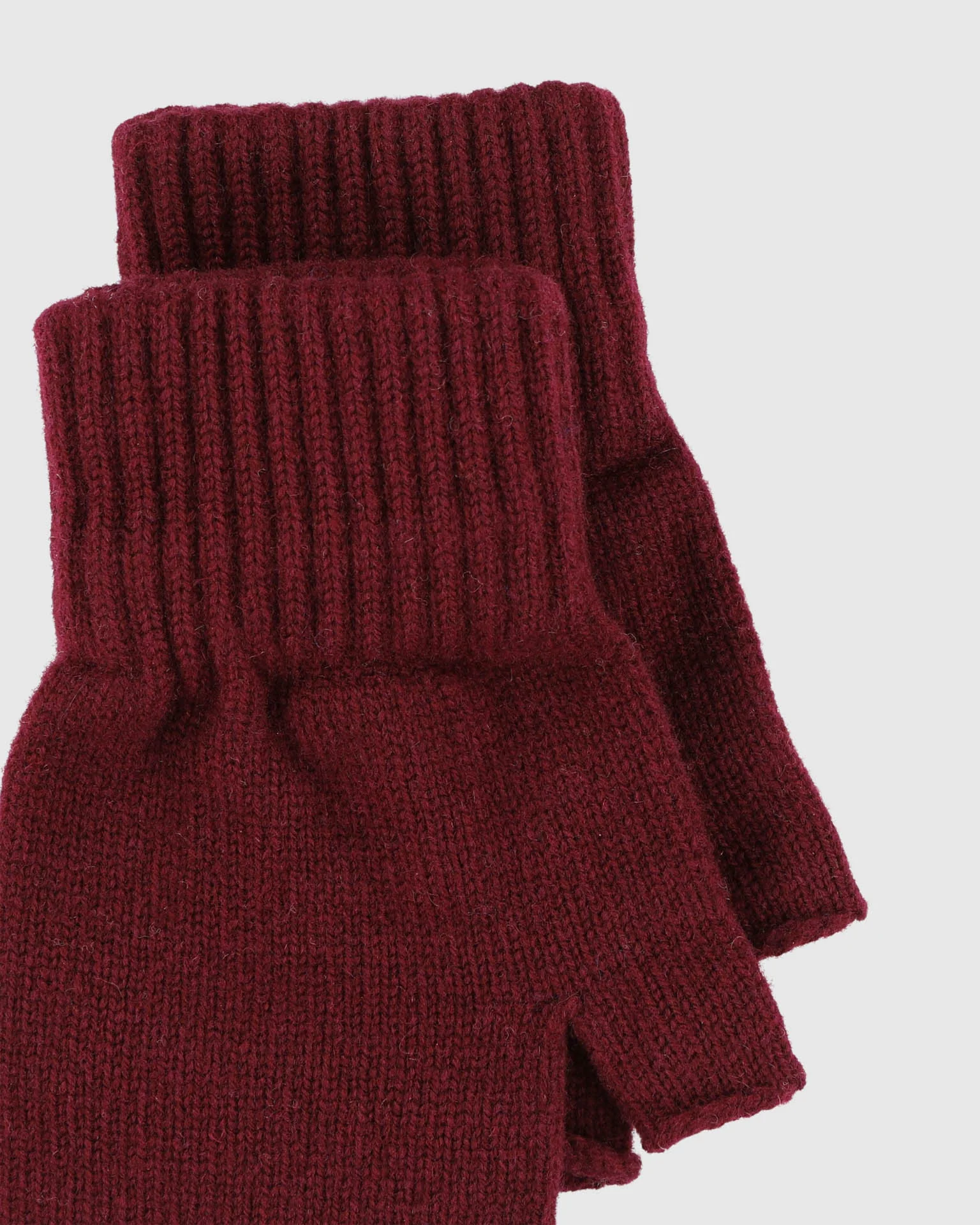 Mittens No Fingers - Bordeaux - Image 2