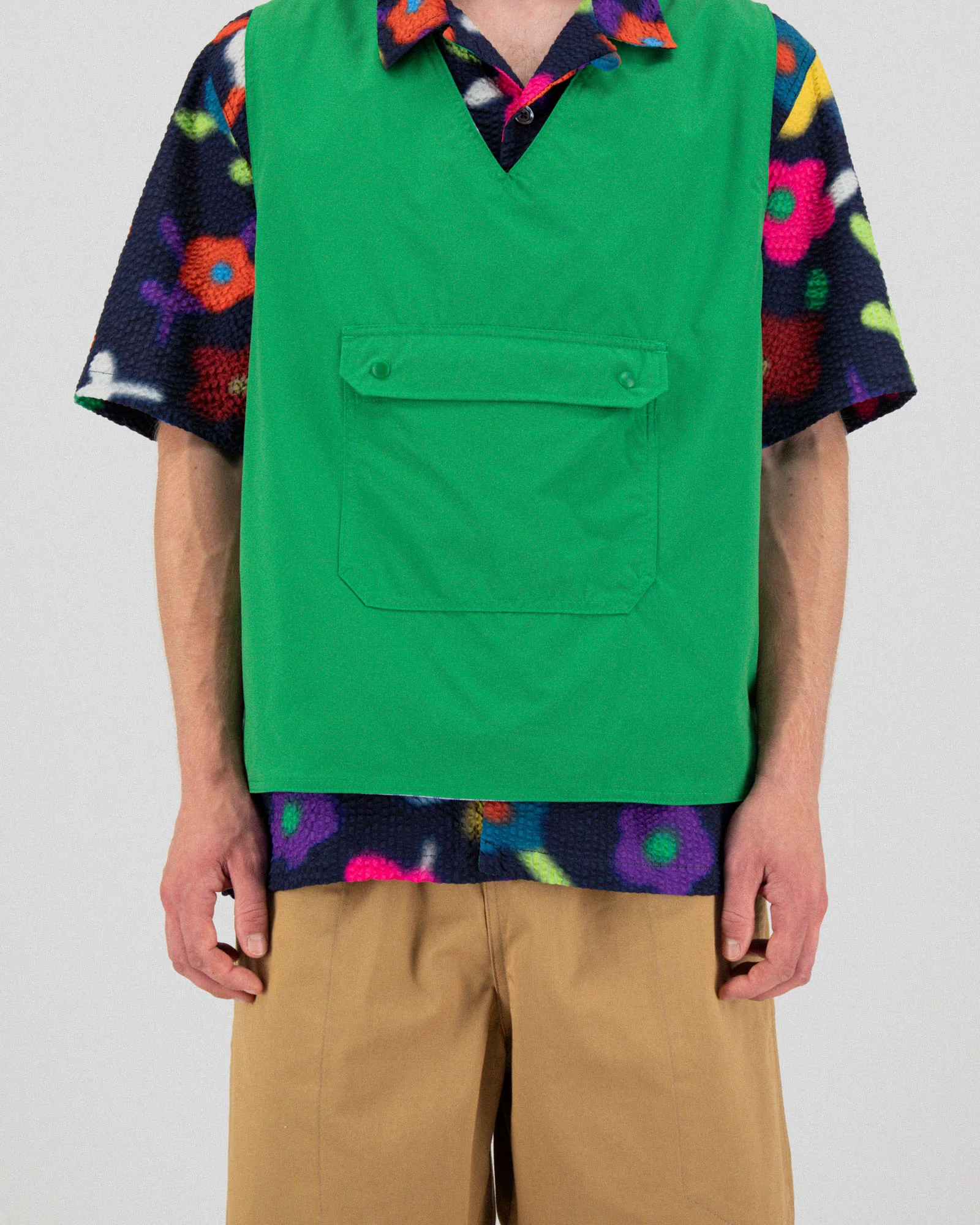 Mutant Disco Vest - Eco Taffeta - Space Green - Image 4