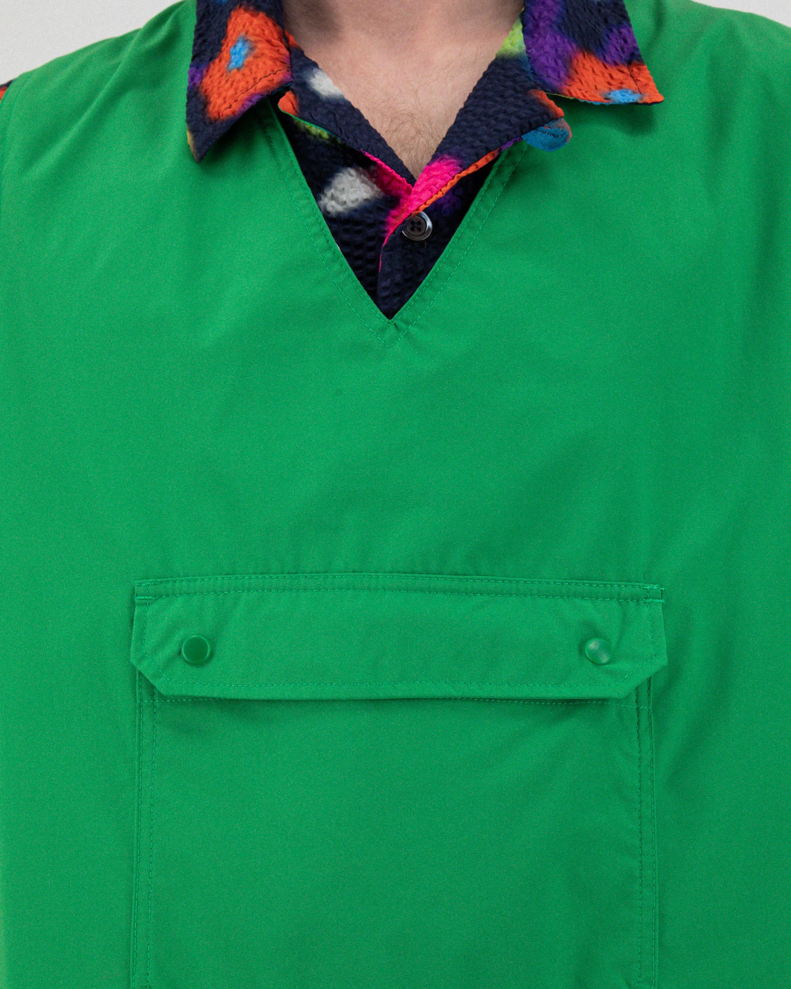 Mutant Disco Vest - Eco Taffeta - Space Green - Image 6