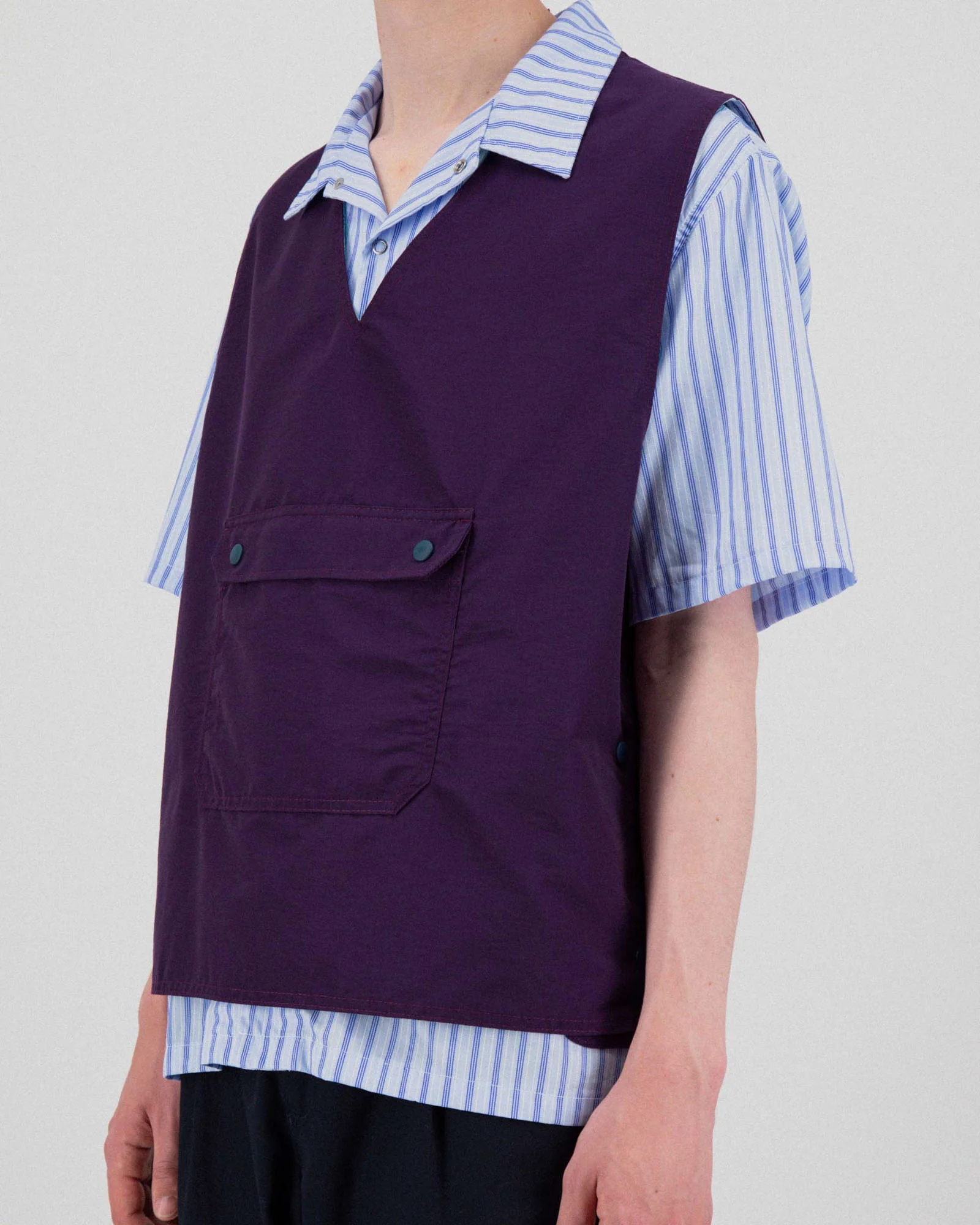Mutant Disco Vest - Water Repellant Nylon - Purple - Image 4