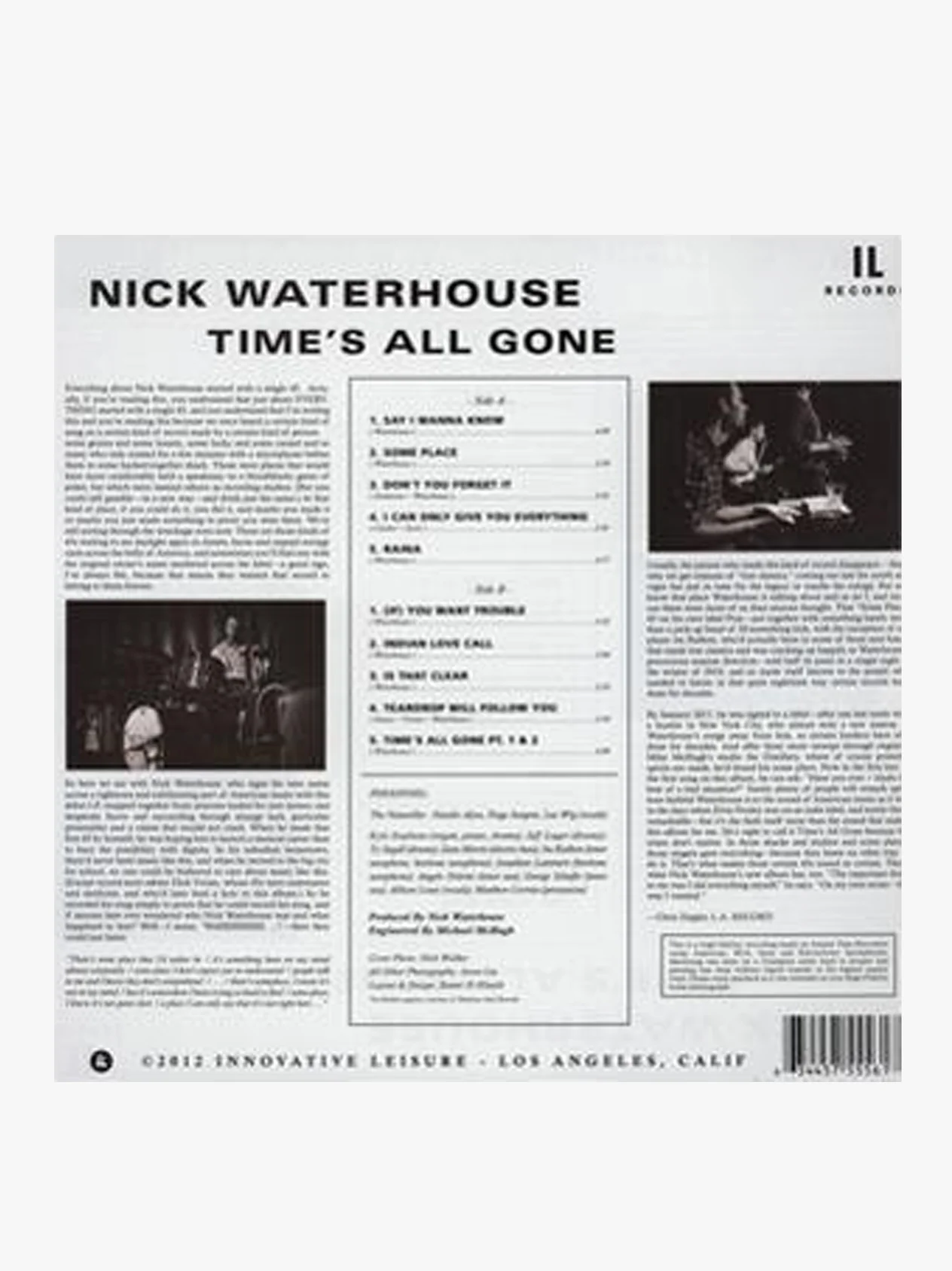 Nick Waterhouse - Time's all Gone LP - Image 2