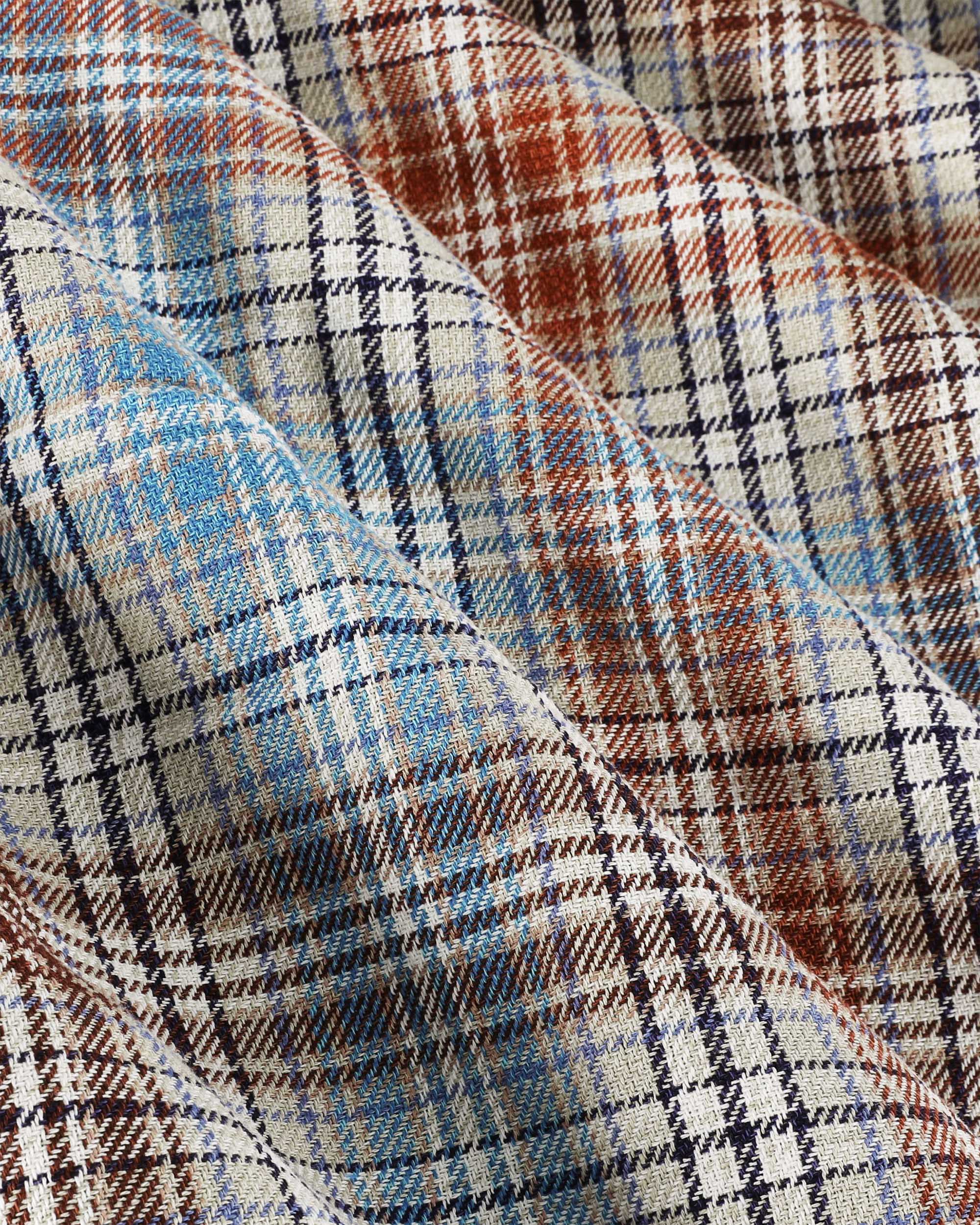 No More Sleeves Shirt - Japanese Twill Check - Sand - Image 5
