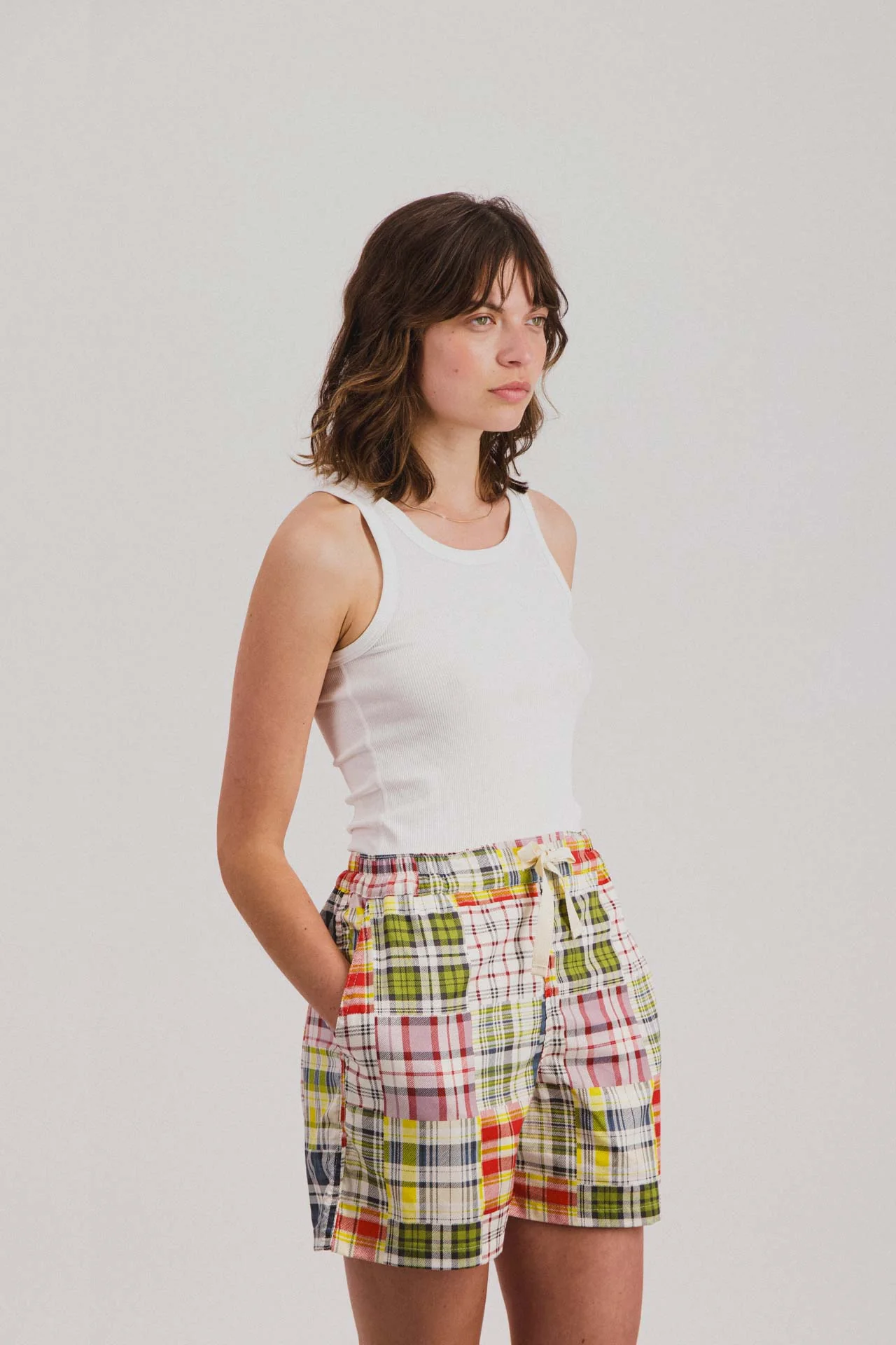 Private Shorts - Fantasy - Tropical Madras Mix (Women) - Image 4