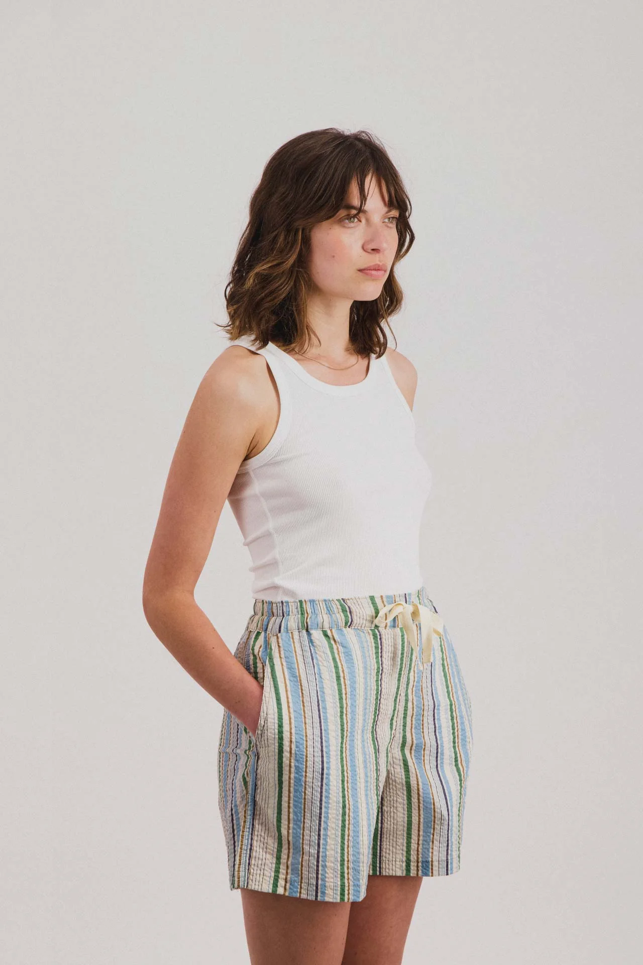 Private Shorts - Fantasy - Tropical Stripes (Women) - Image 2
