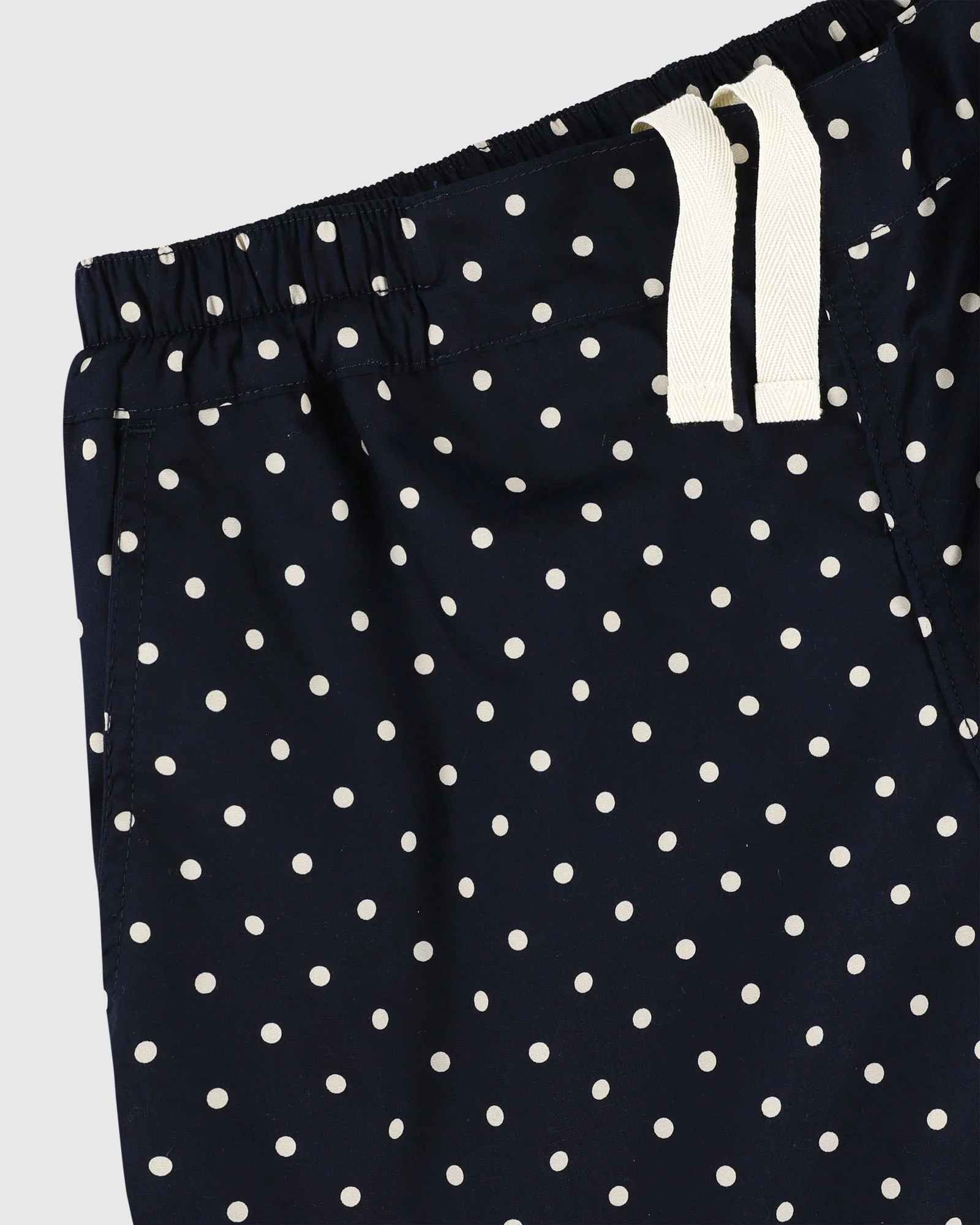 Private Shorts - Japanese Polka Dots - Navy (Women) - Image 5