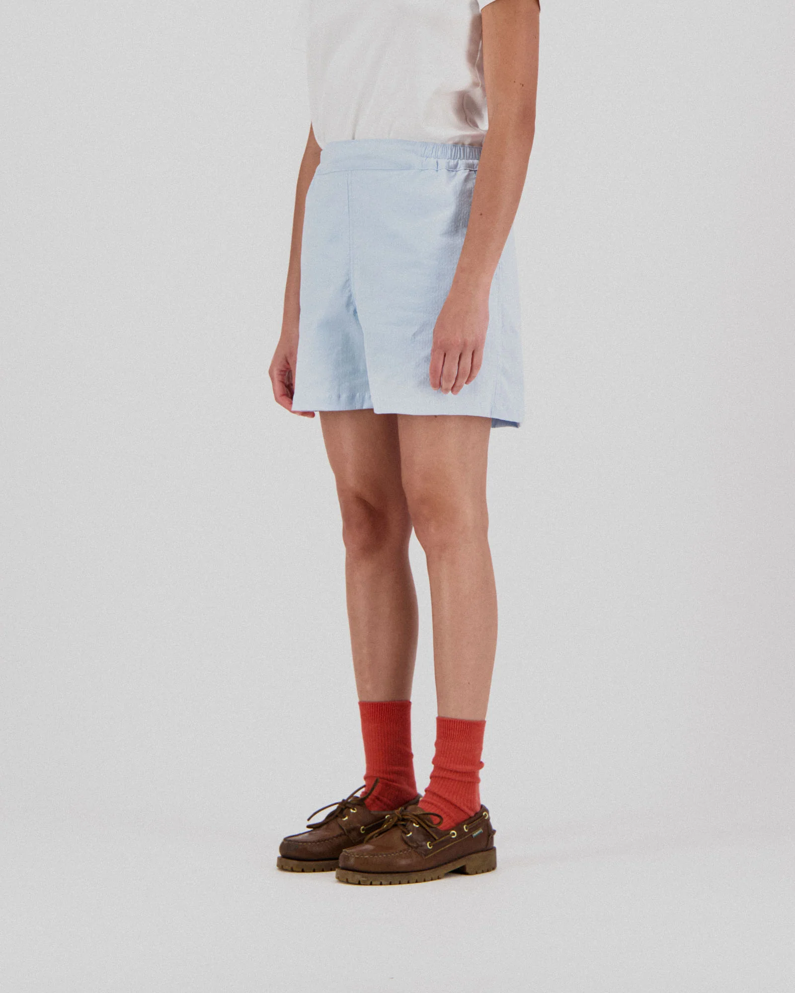 Private Shorts - Seersucker - Ice Blue (Women) - Image 2