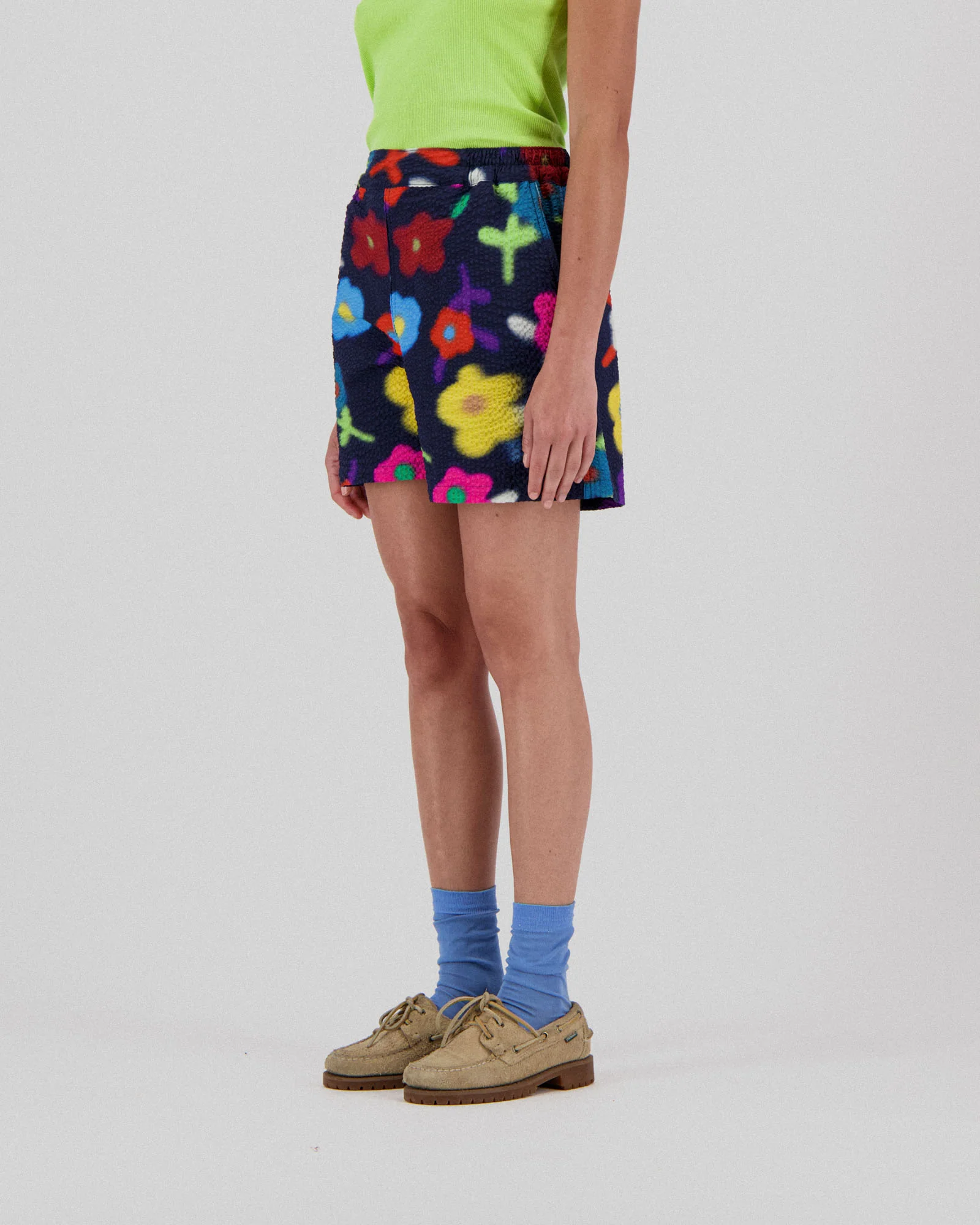 Private Shorts - Trippy Flowers - Space (Women) - Image 2