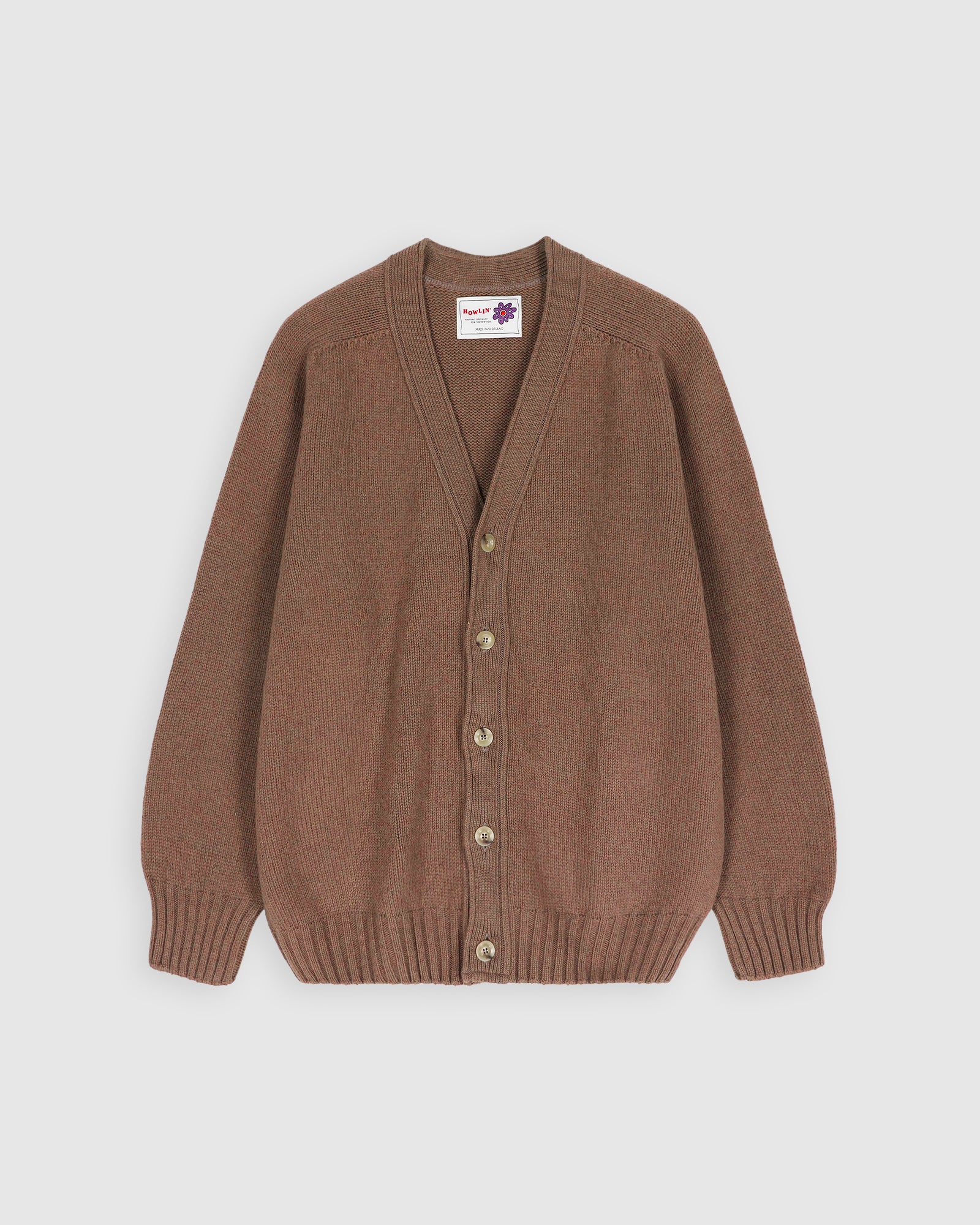 Reverb Cardigan - Brown Noise
