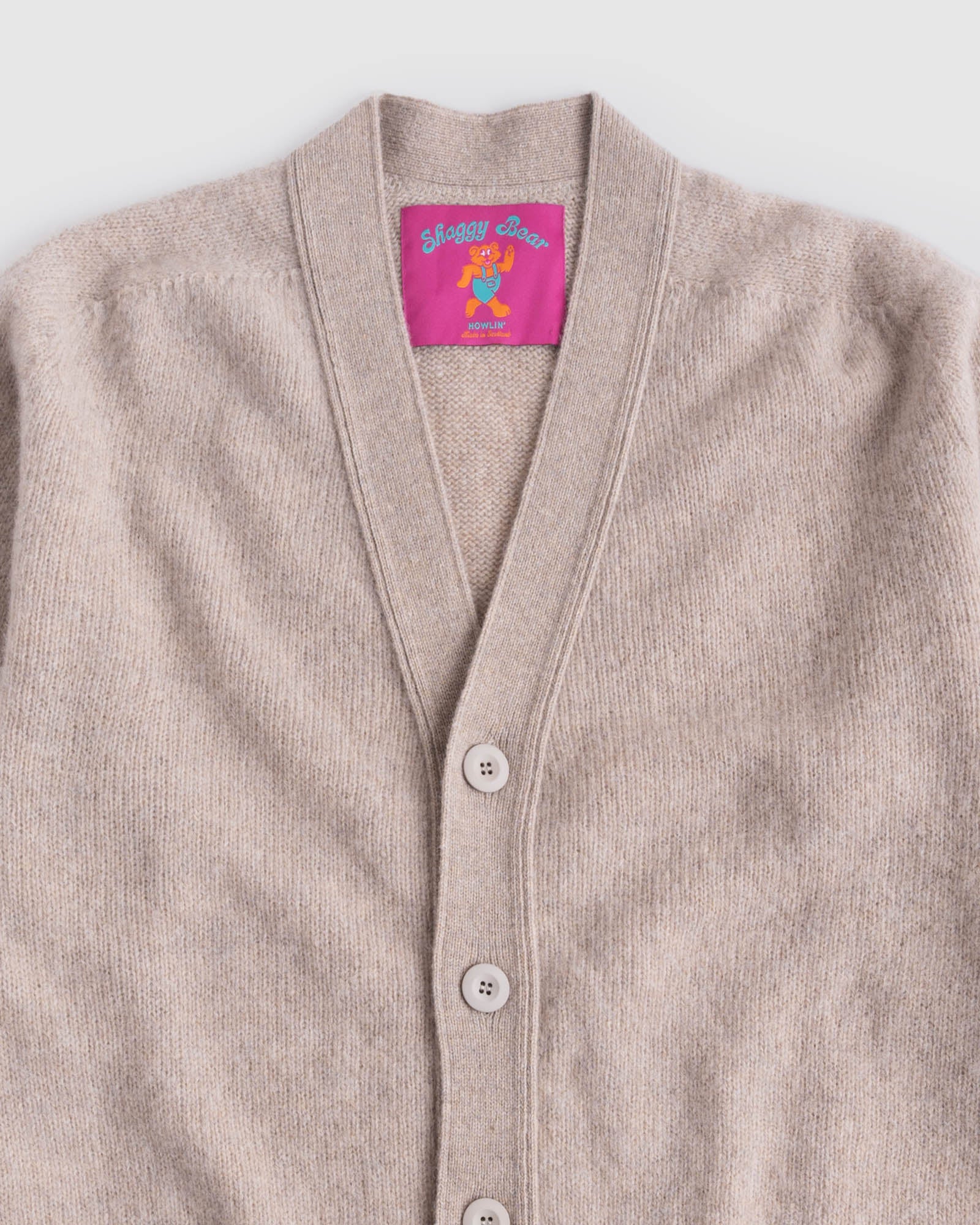 Shaggy Bear Cardigan - Biscuit - Image 2