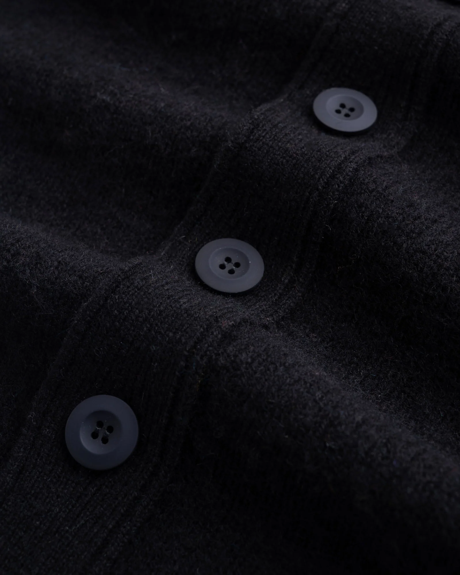 Shaggy Bear Cardigan - Black - Image 4