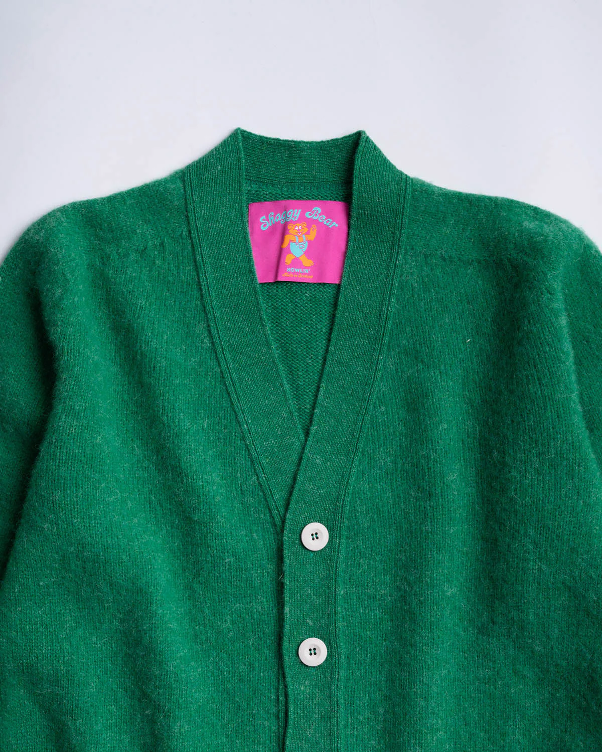 Shaggy Bear Cardigan - Greendream - Image 3