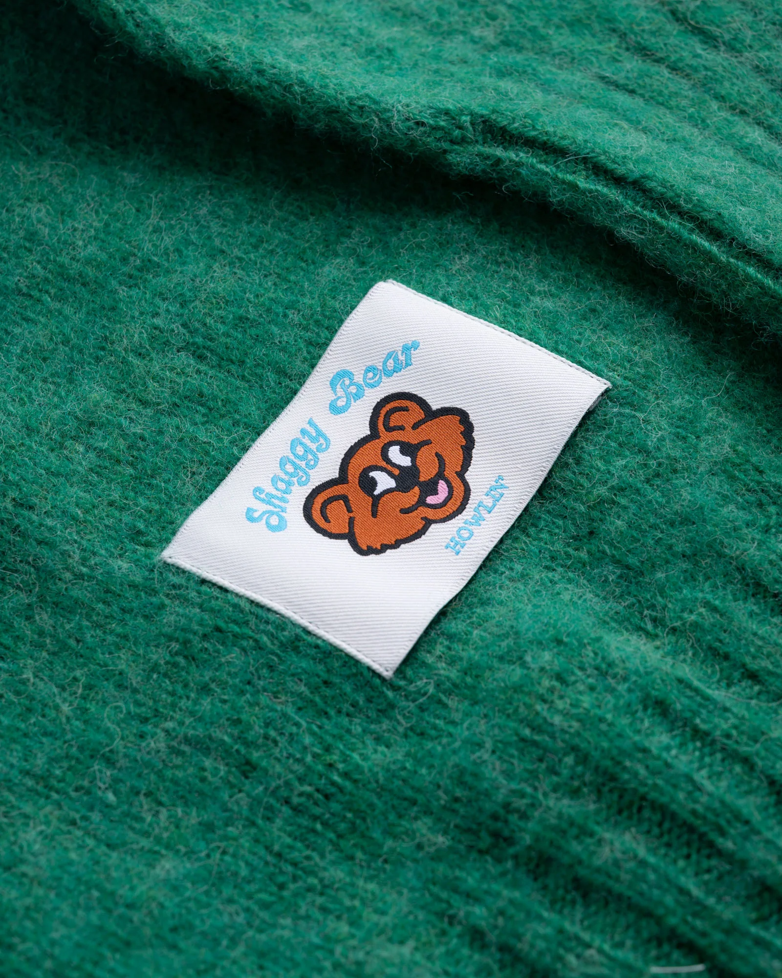 Shaggy Bear Cardigan - Greendream - Image 4