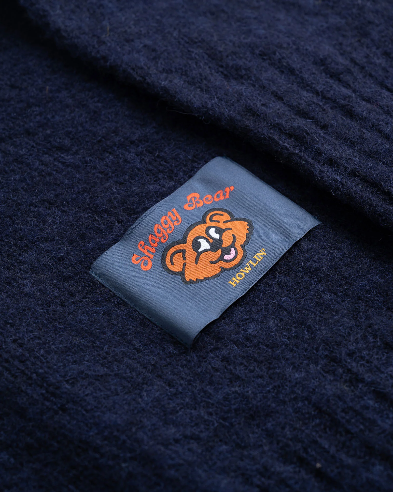 Shaggy Bear Cardigan - Navy - Image 3