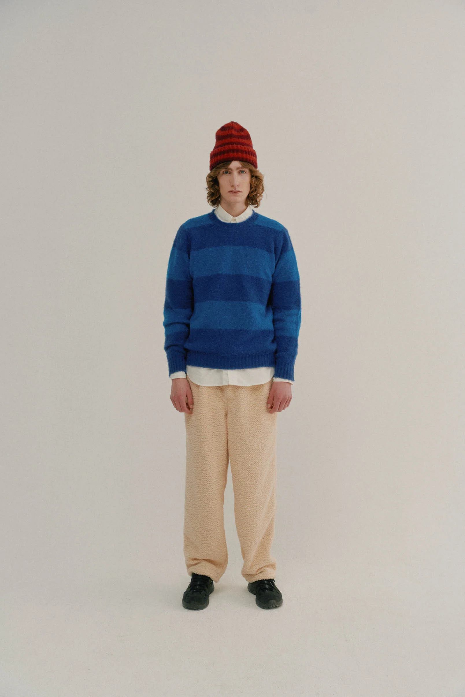 Shaggy Bear - Chunky Stripes - Sky Dream - Image 4