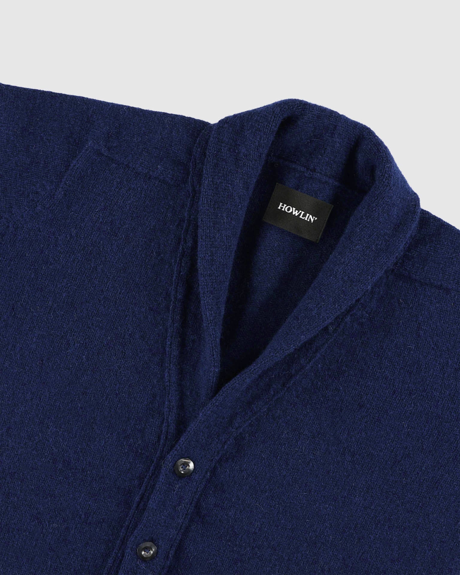 Shaggy Bear - Shawl Cardigan - Deep Blue - Image 4