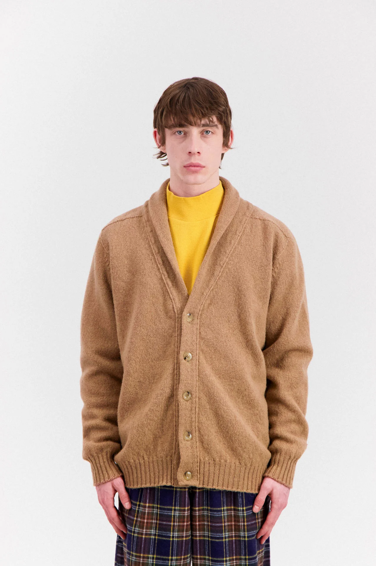 Shaggy Bear - Shawl Cardigan - Desert Cream - Image 2