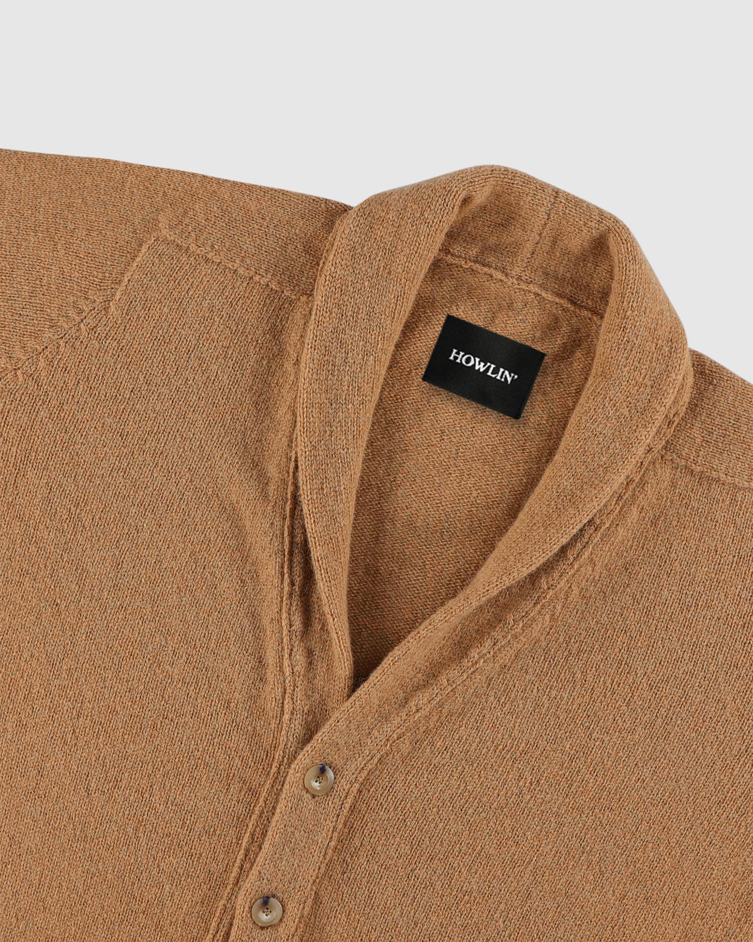 Shaggy Bear - Shawl Cardigan - Desert Cream - Image 3
