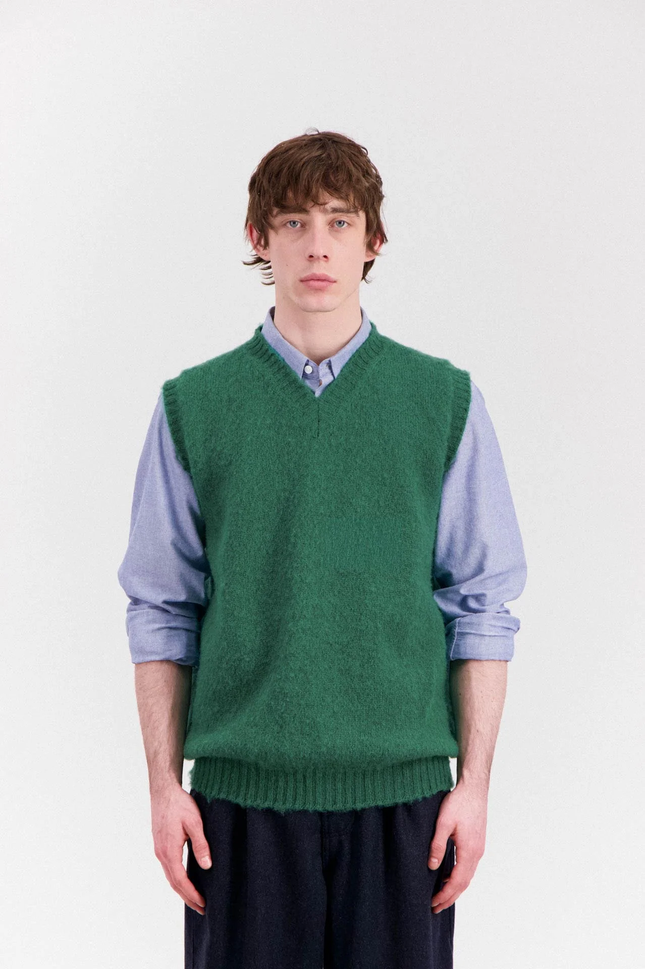 Shaggy Bear Slipover - Dusky Mint - Image 2