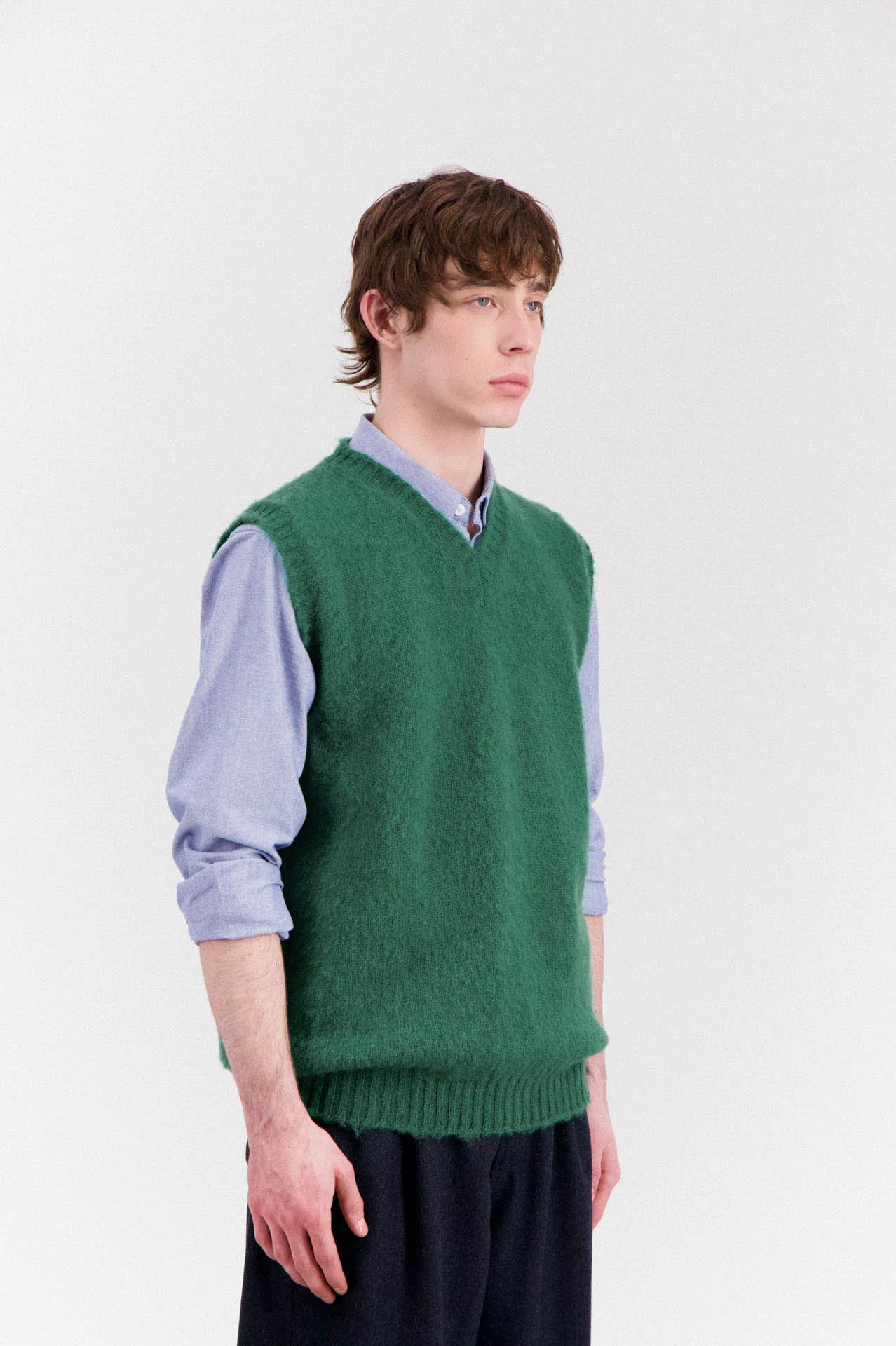Shaggy Bear Slipover - Dusky Mint - Image 3