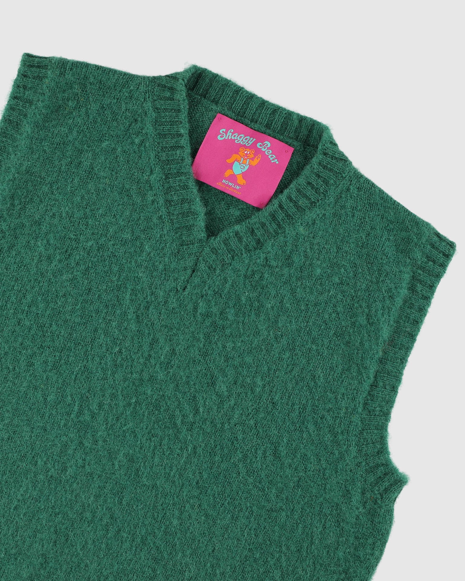 Shaggy Bear Slipover - Dusky Mint - Image 4