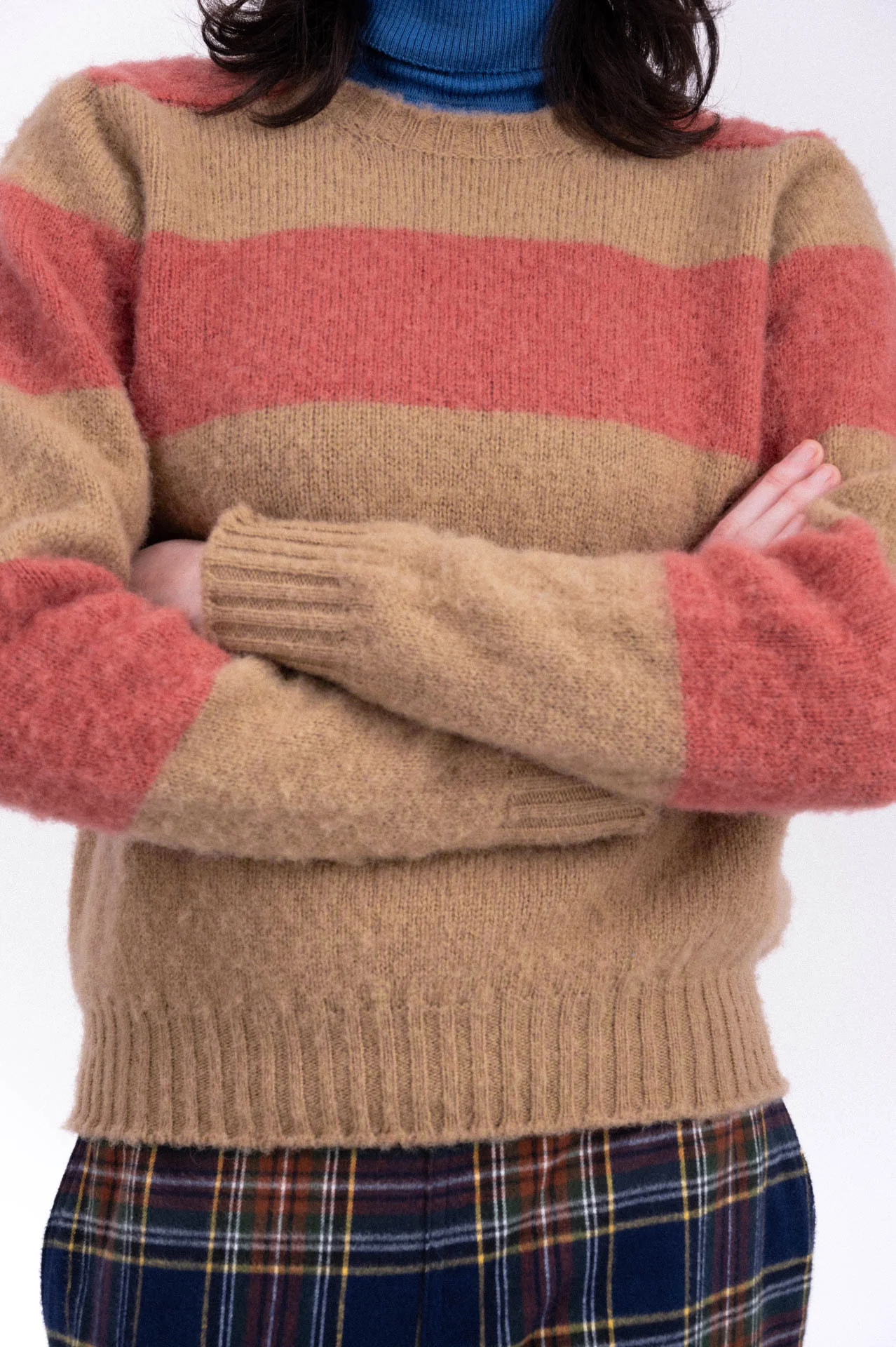Shaggy Bear Women - Chunky Stripes - Absolute Sky (Women) - Image 4