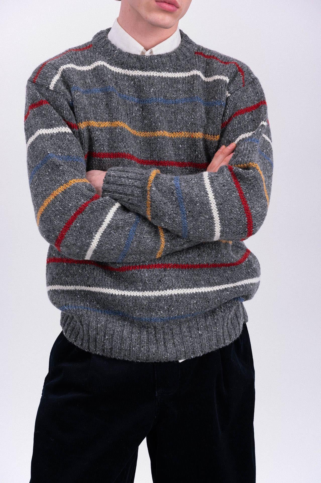 Six Blade Knit - Charcoal - Image 5