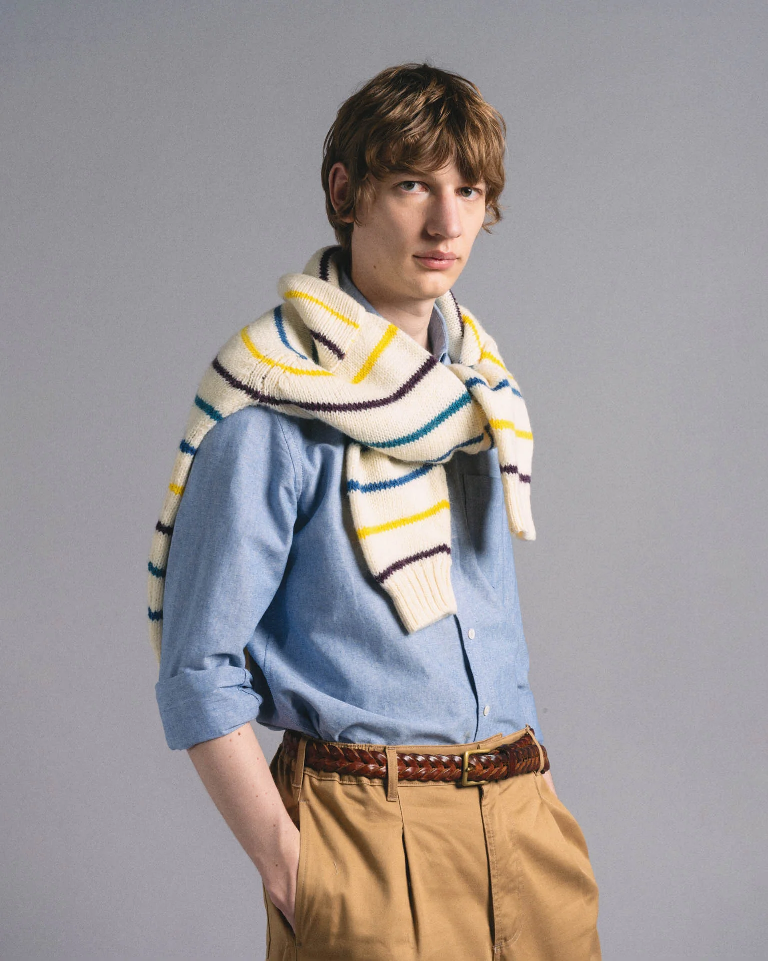Six Blade Knit - Ecru - Image 3