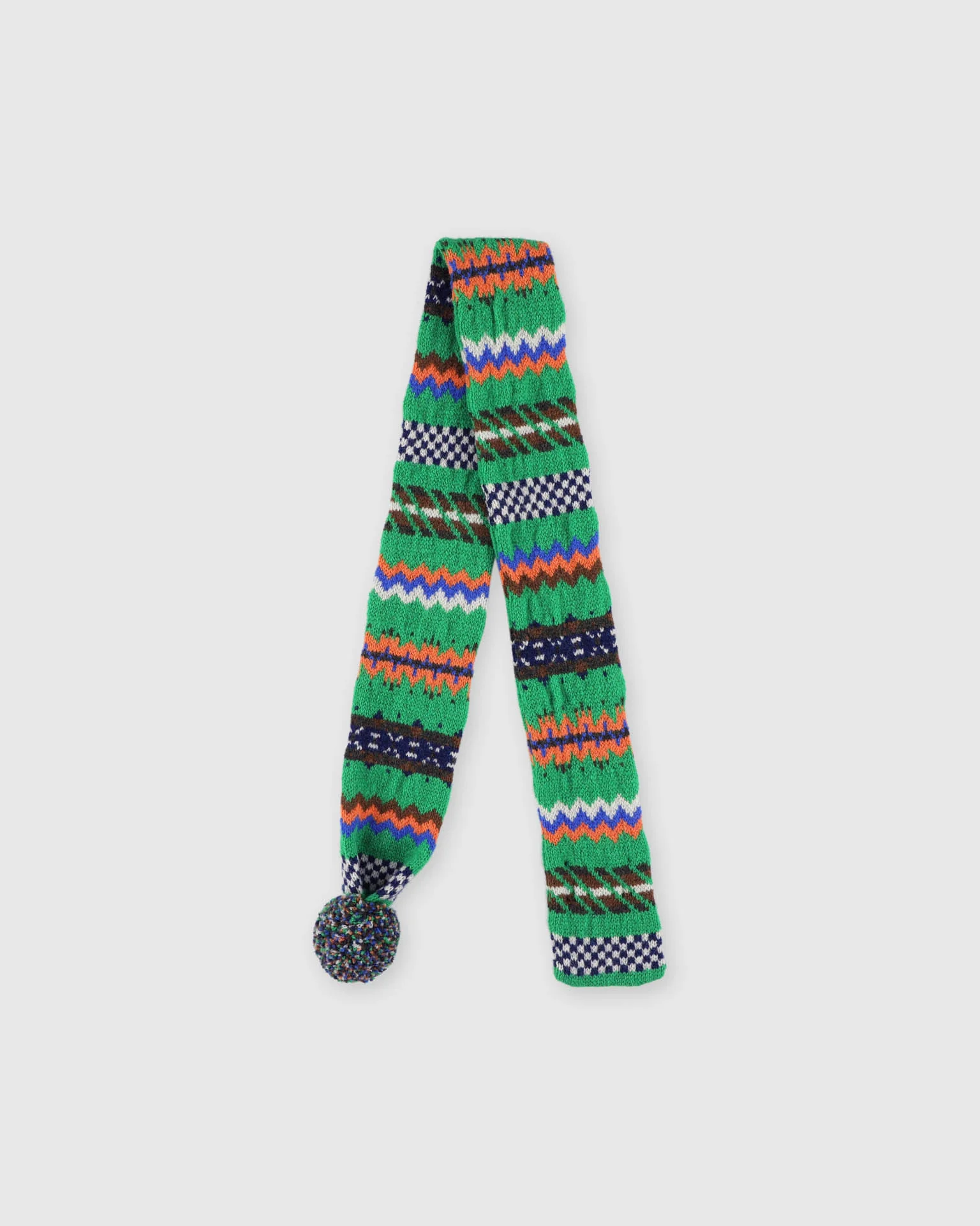 Small Woolen Wonder Scarf - Green Delight - Image 4