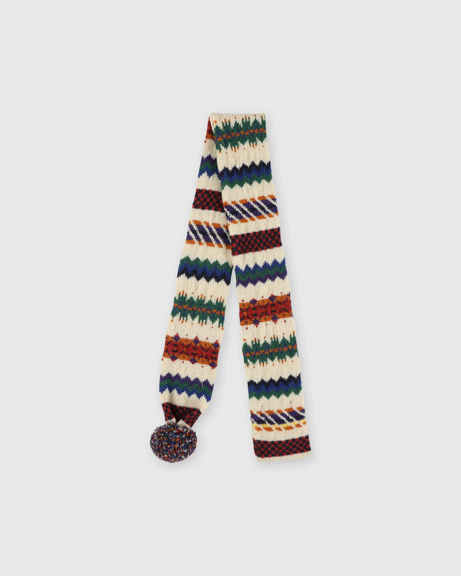 Small Woolen Wonder Scarf - Oatmilk - Image 4