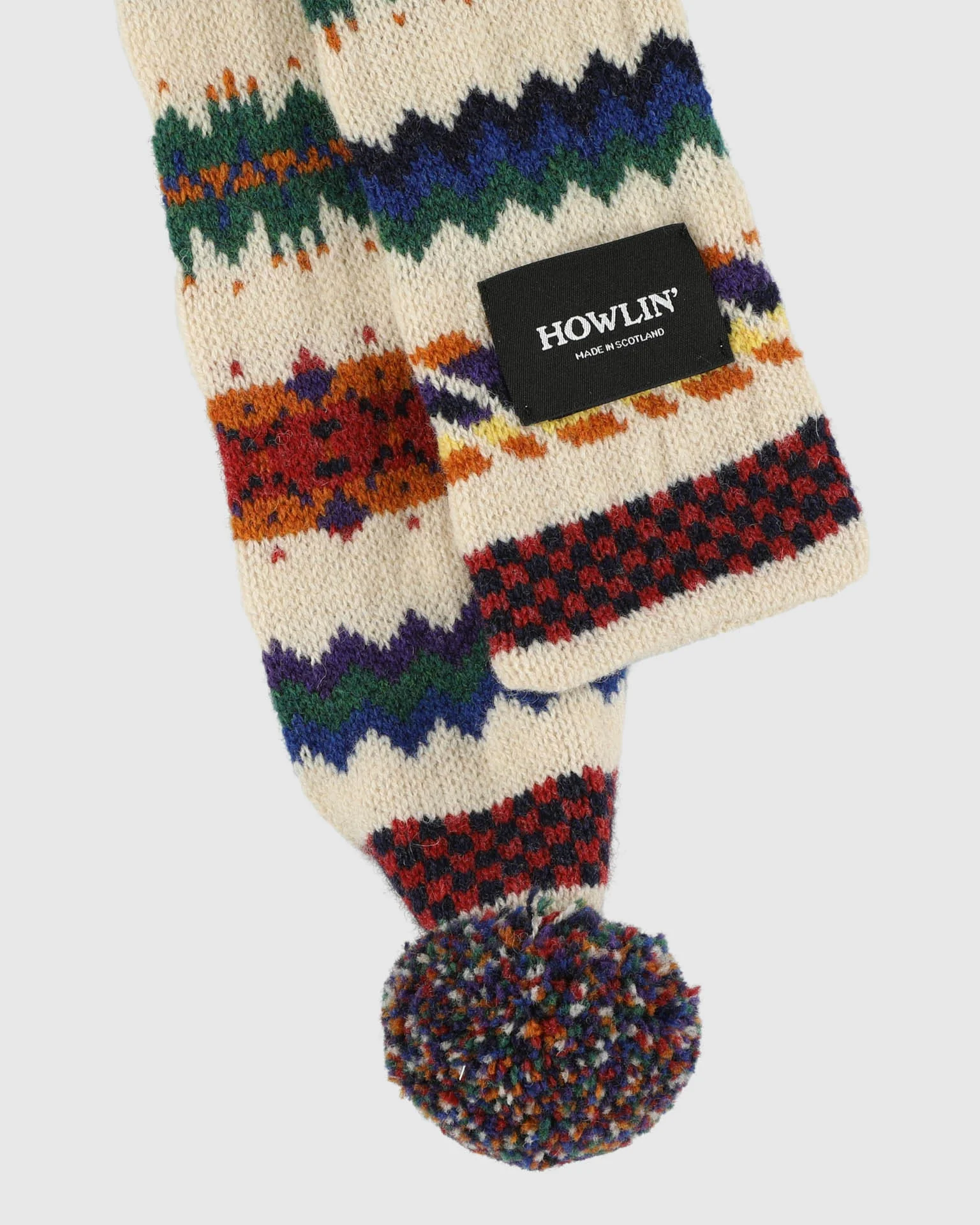 Small Woolen Wonder Scarf - Oatmilk - Image 5