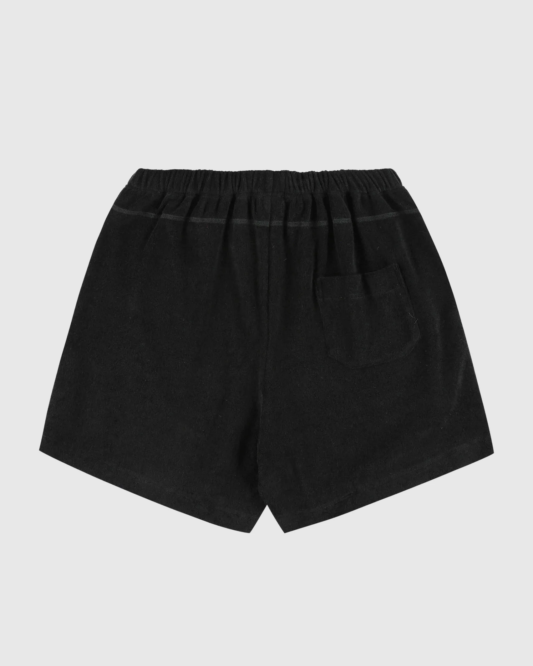 Towel Shorts - Uni - Black - Image 3